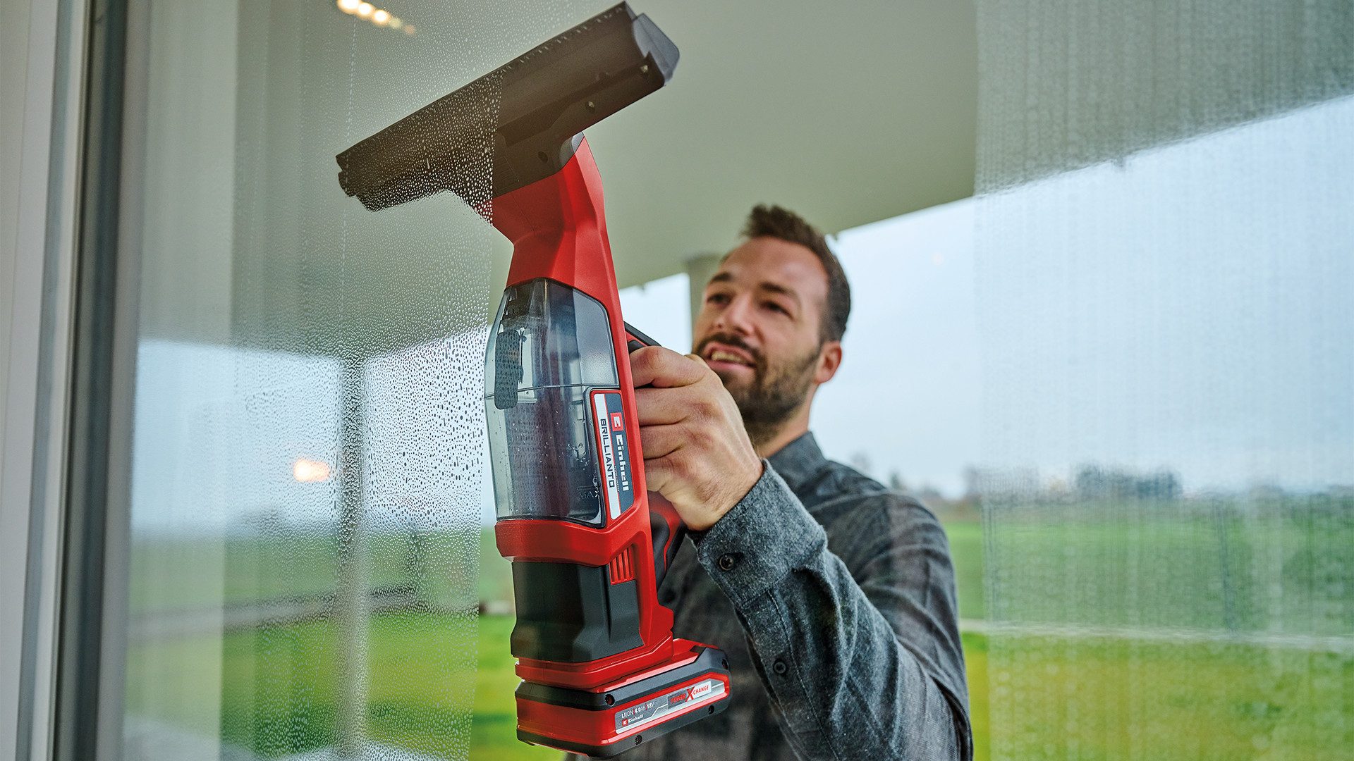 Einhell Akku-Fensterreiniger »BRILLANTO - Set« (1x2,5Ah), mit Akku – Bild 4 von 5