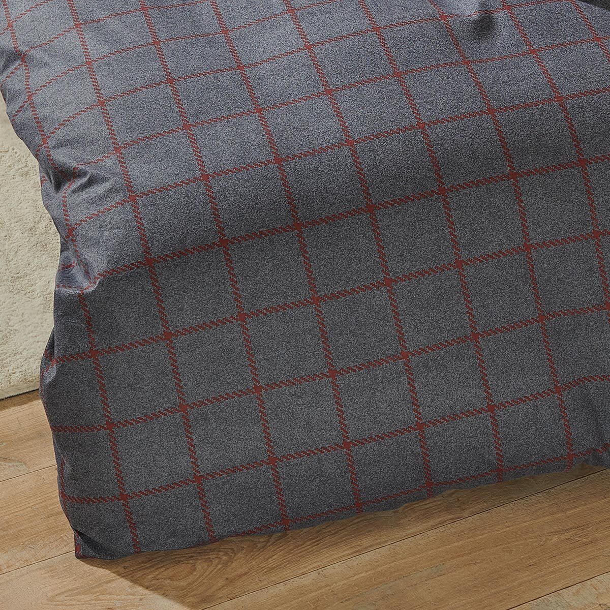 TRAUMSCHLAF Bettwäsche Oslo Loftrot, Flanell, 2 teilig, hochwertige Flanell günstig online kaufen