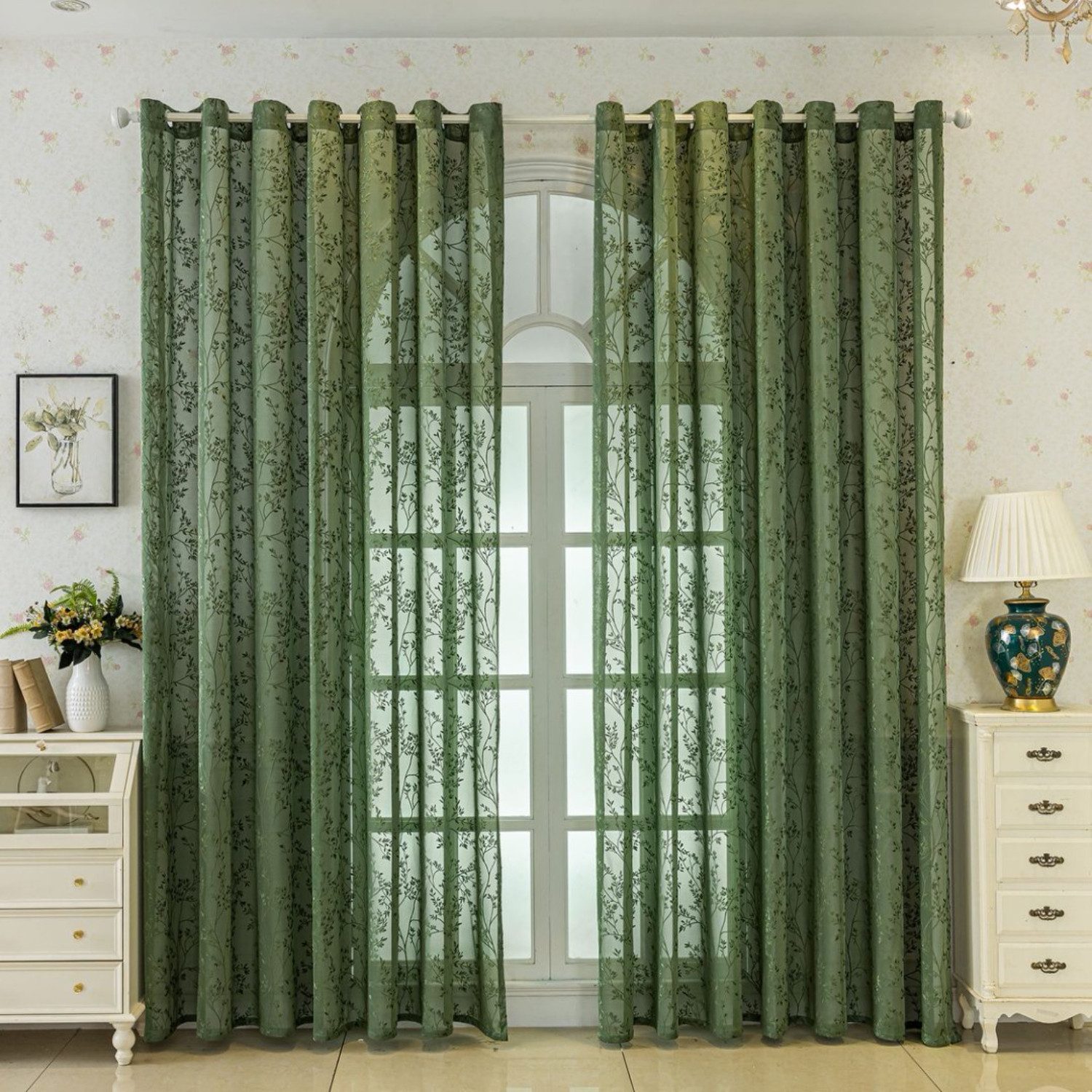 BYSURE Gardine (2 St), Moderner, schlichter Fensterschirm günstig online kaufen