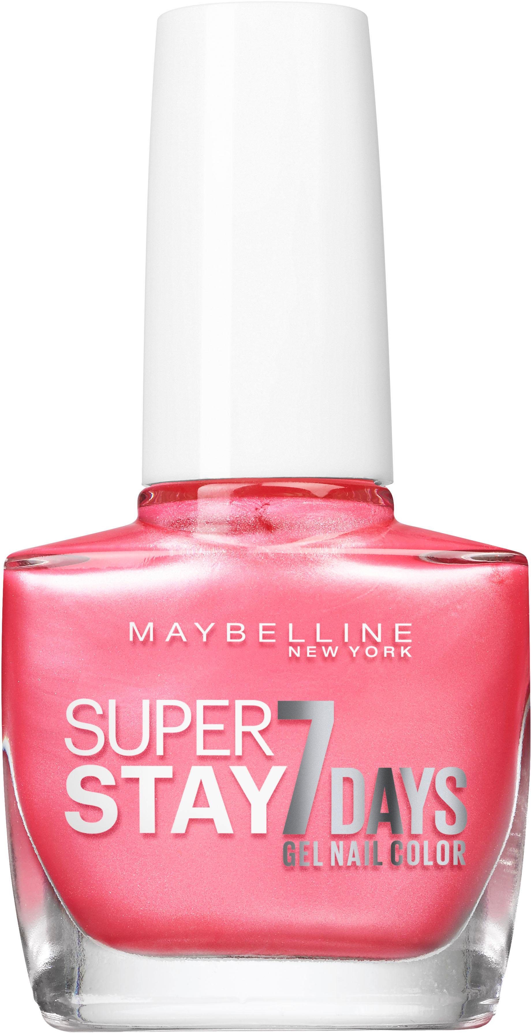 MAYBELLINE NEW YORK Nagellack Superstay 7 Nr. 1 Days rose tornado