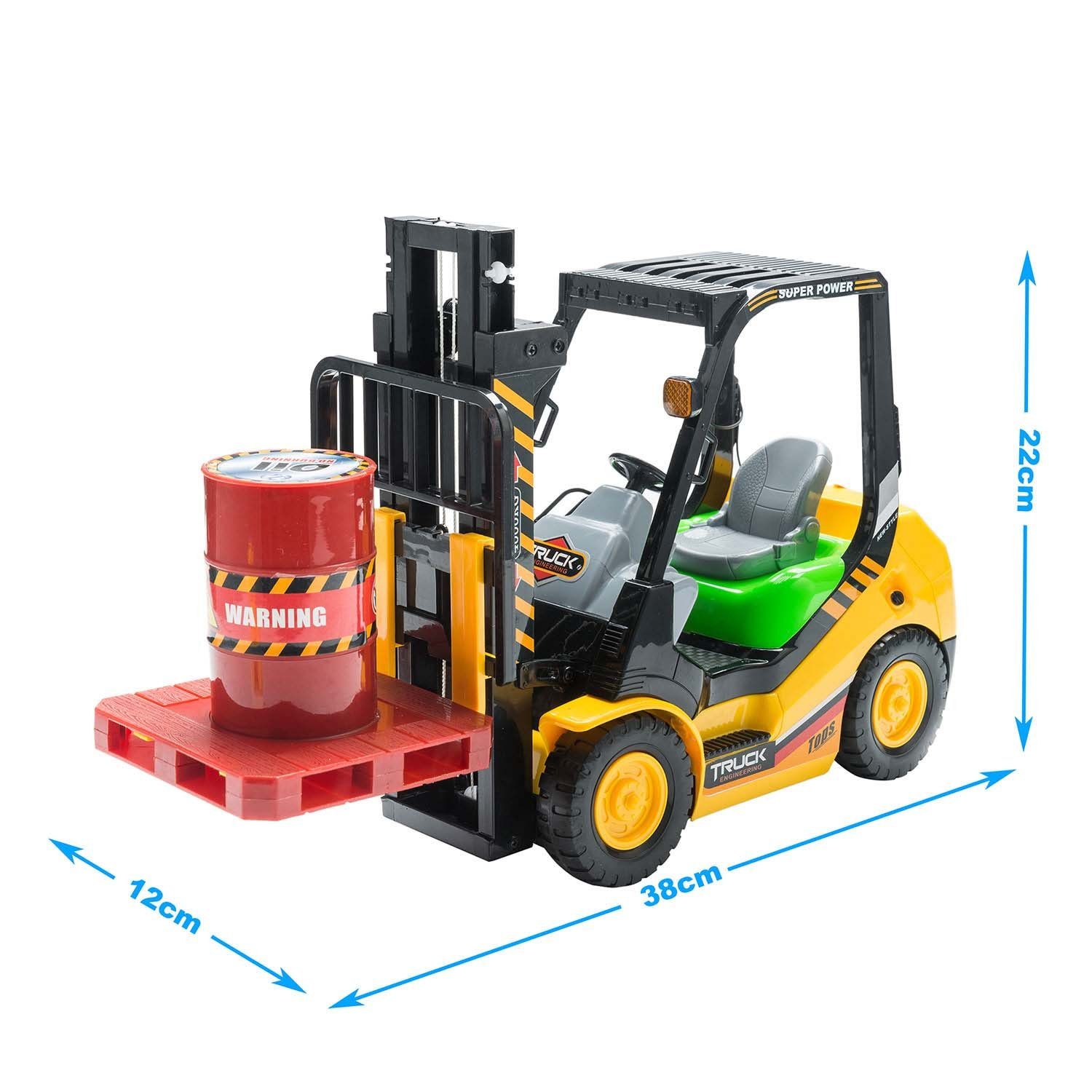 RC Gabelstapler Spielzeug 1:24 - Ferngesteuert Mit Sound Und Licht