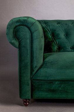 daslagerhaus living 2-Sitzer Sofa 2 Sitzer Chester Samt grün b 186 cm