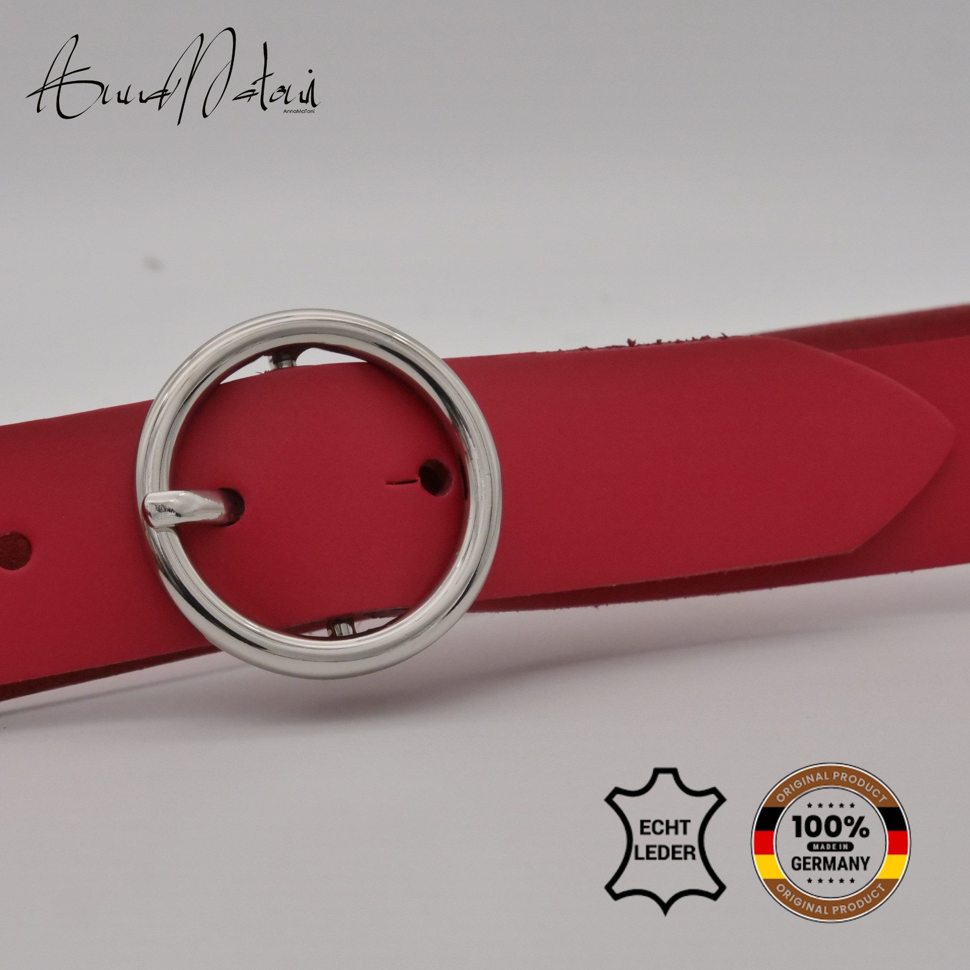 AnnaMatoni Ledergürtel AnnaMatoni Damen Ledergürtel Basic günstig online kaufen