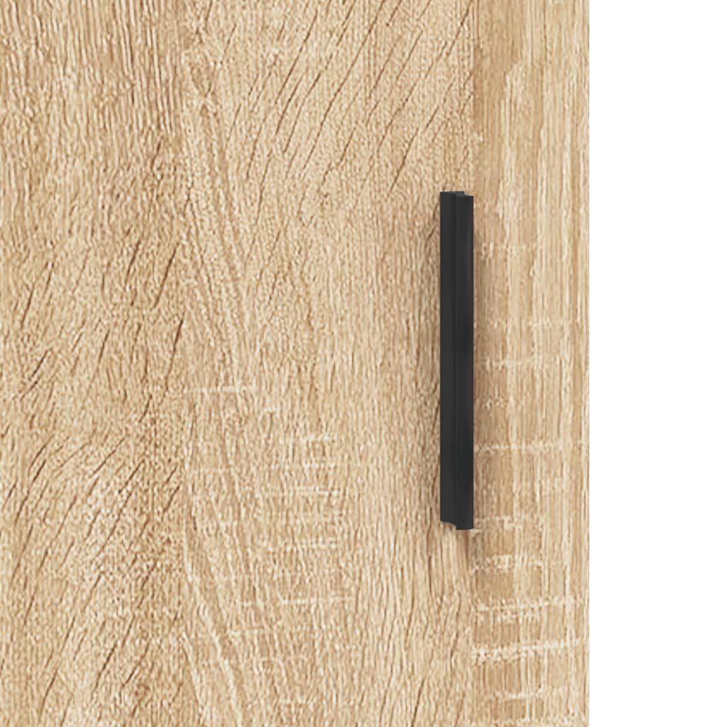 Holzwerkstoff Sonoma Sonoma-Eiche vidaXL Sideboard (1 Eiche St) Sideboard 69,5x34x90 cm