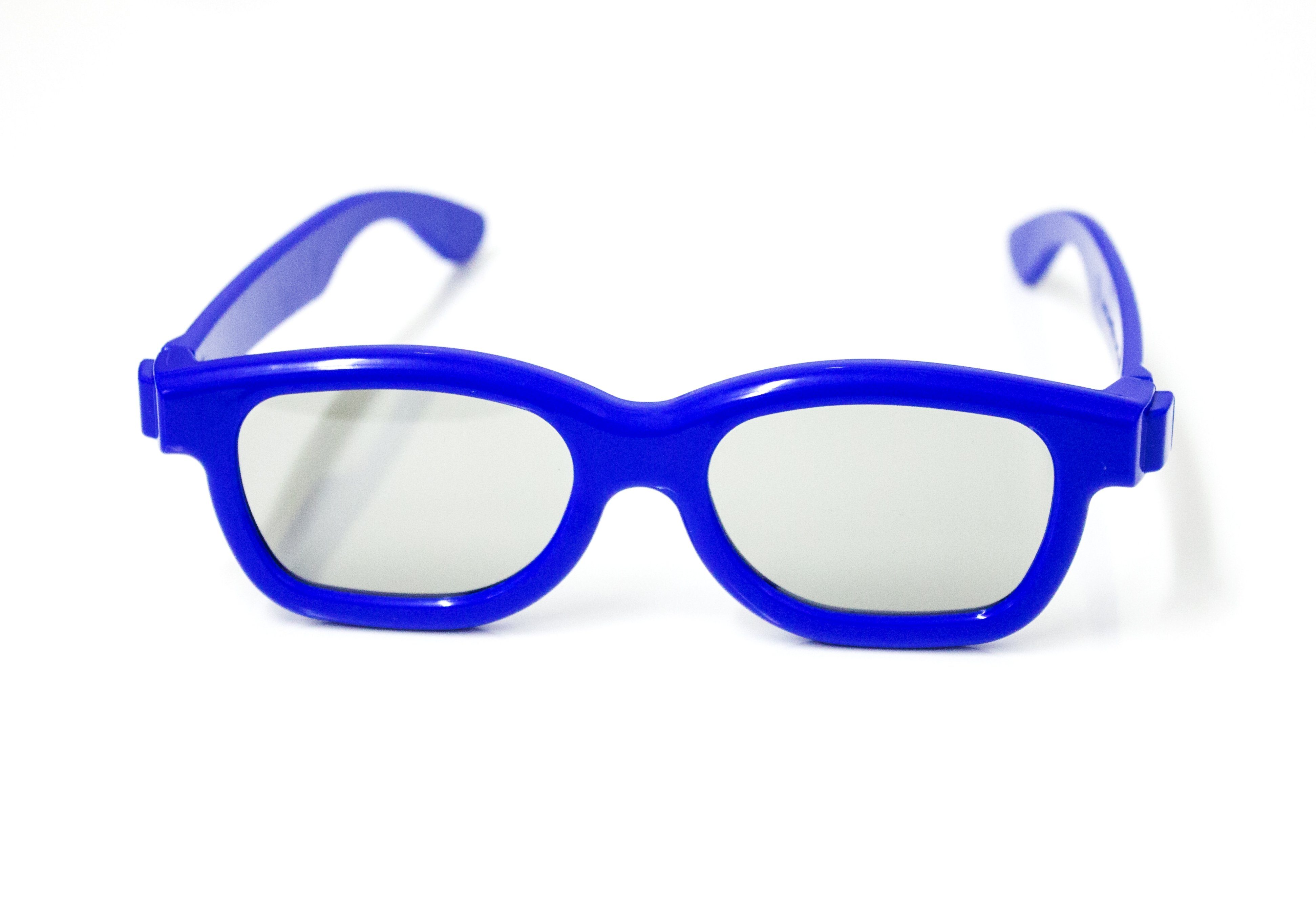 PRECORN 3D-Brille 3D Kinder-Brille blau Universale Passive für Cinema 3D