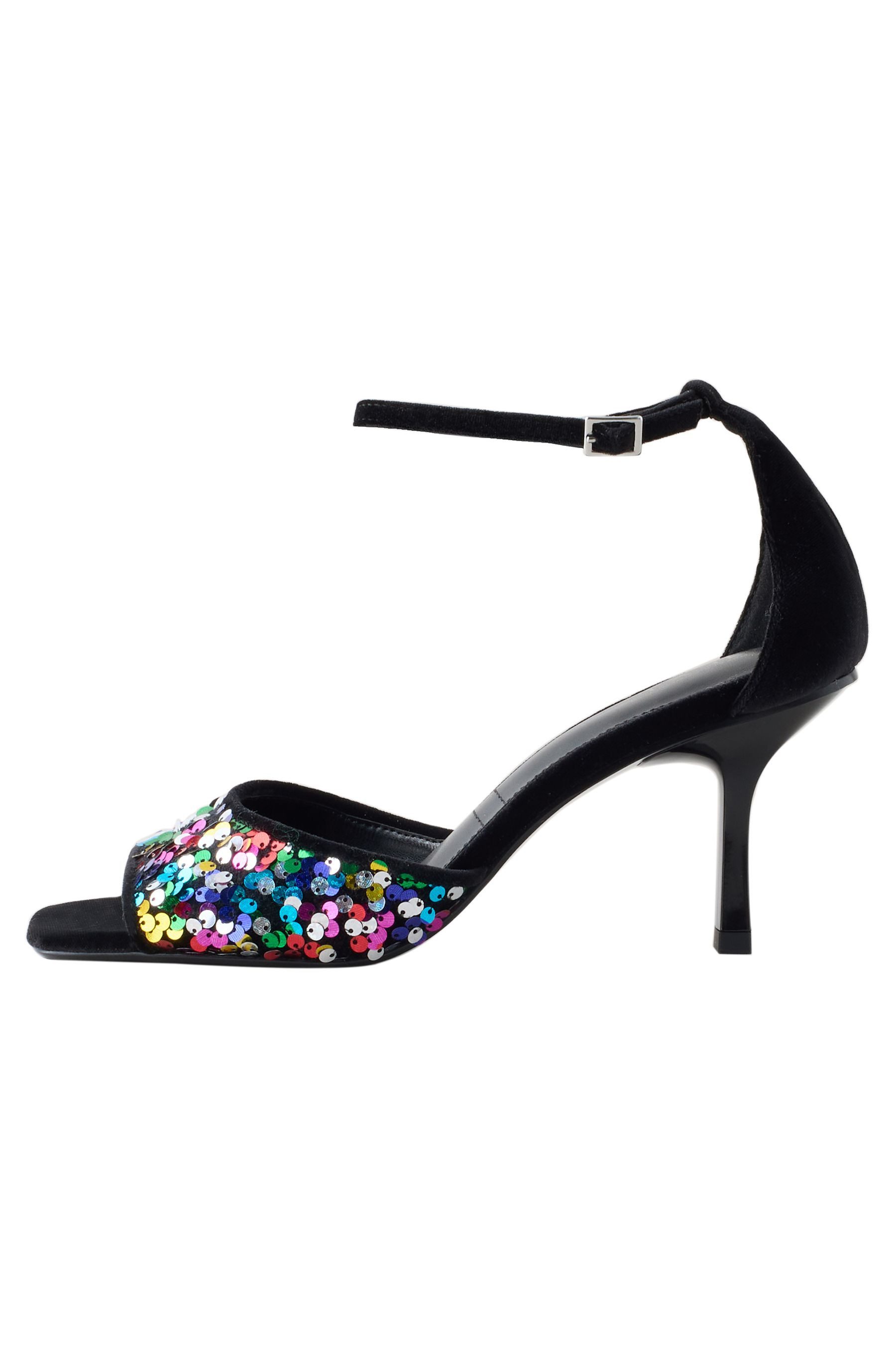 Next Forever Comfort® Sandaletten mit Pailletten High-Heel-Sandalette (1-tl günstig online kaufen