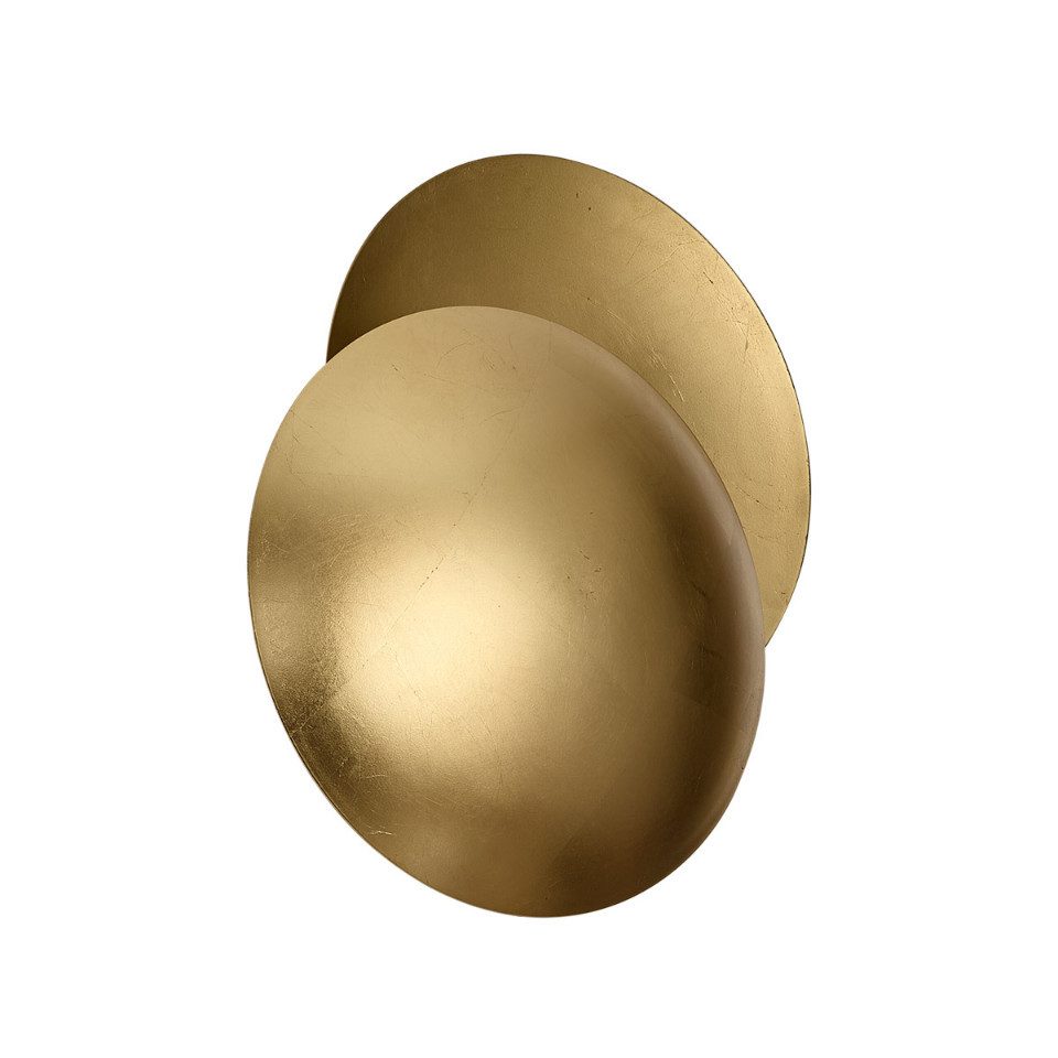 Qazqa Wandleuchte Sunrise, ohne Leuchtmittel, G9, Gold/Messing, Modern, Stahl, 2-flammig