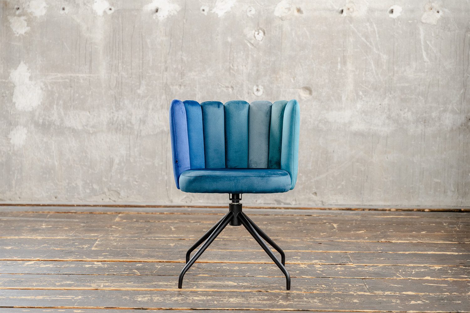 KAWOLA Esszimmerstuhl JADA Polsterstuhl - Bequemer Samt Stuhl - Drehbar (1 St), Eleganter Samtbezug. Velvet. Designstuhl. Stabil. Komfortabel