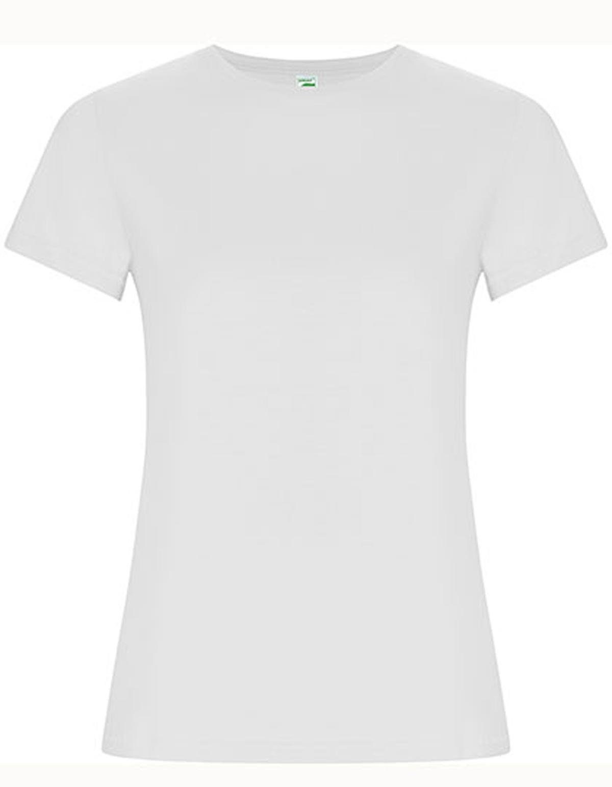 Roly T-Shirt Golden Organic Woman T-Shirt -RY6696- White 01