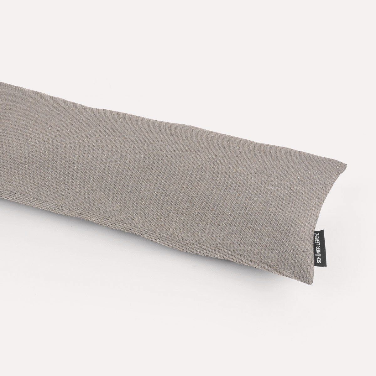 SCHÖNER LEBEN. Zugluftstopper SCHÖNER LEBEN. Zugluftstopper Lurex Glamour uni hellgrau silber, handmade