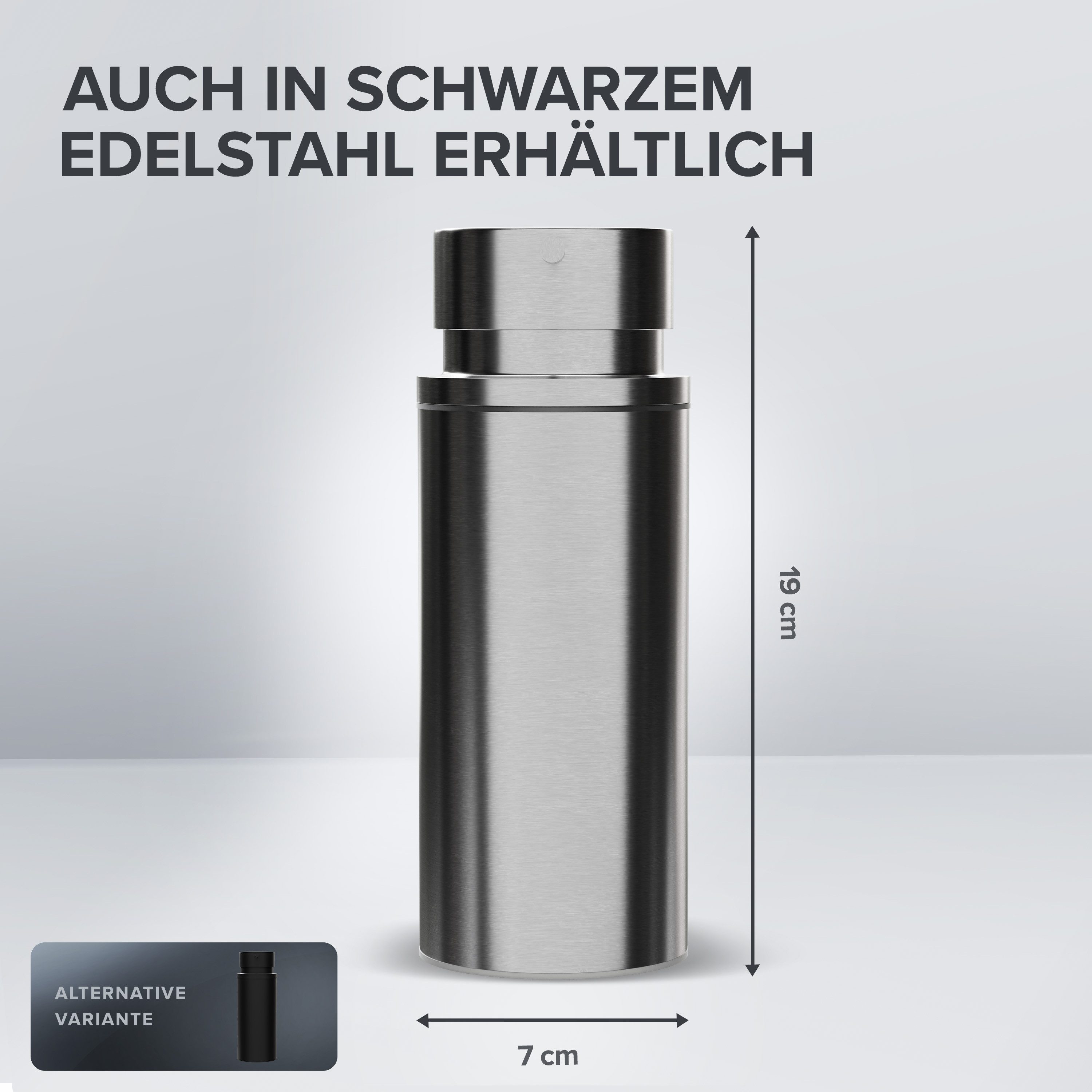 ovimar Seifenspender, (1-tlg), aus Edelstahl in Silber zur