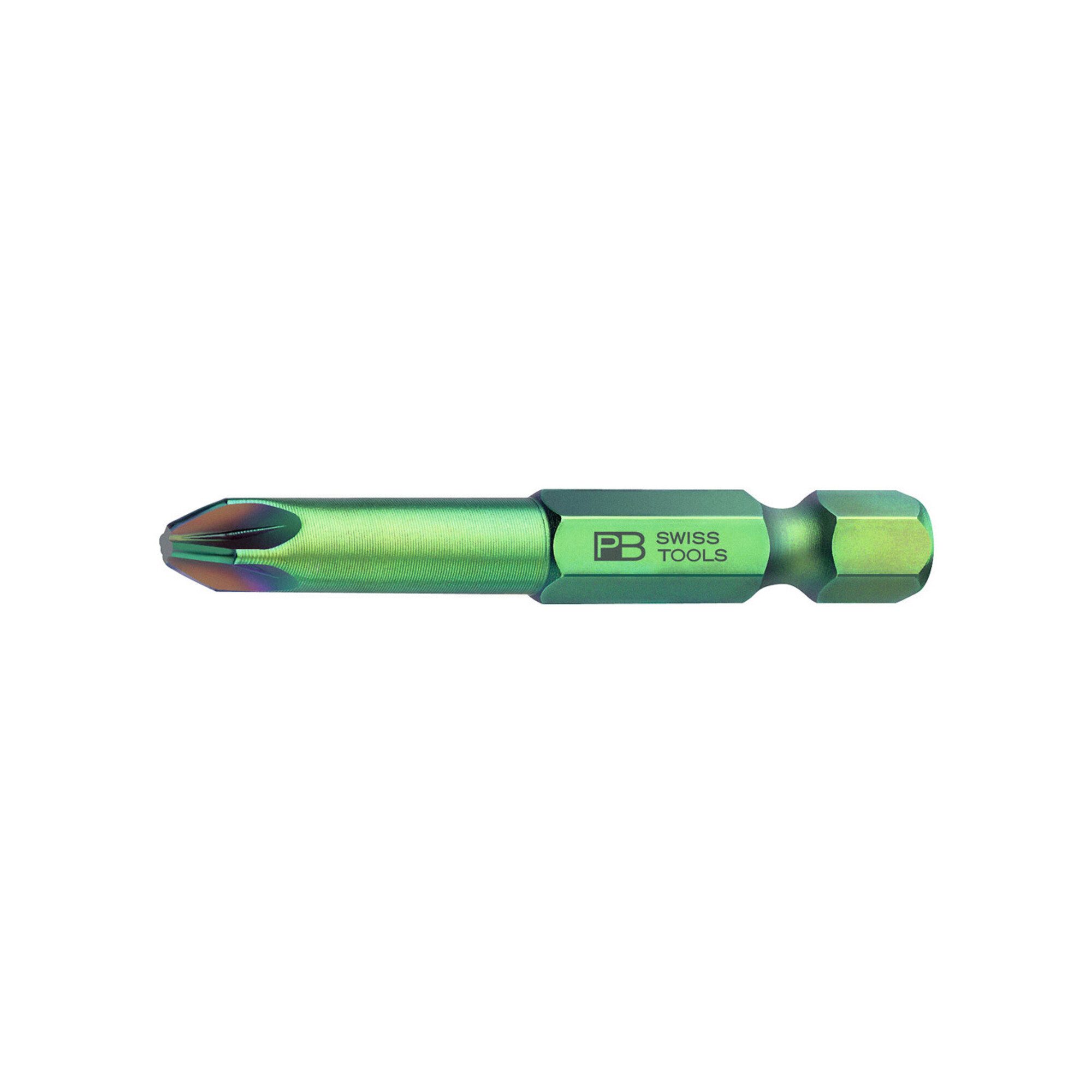 Schraubendreher PB Swiss Tools Pozidriv-Klinge, Schaft E 6,3, Kreuzschlitzgröße 3, 50