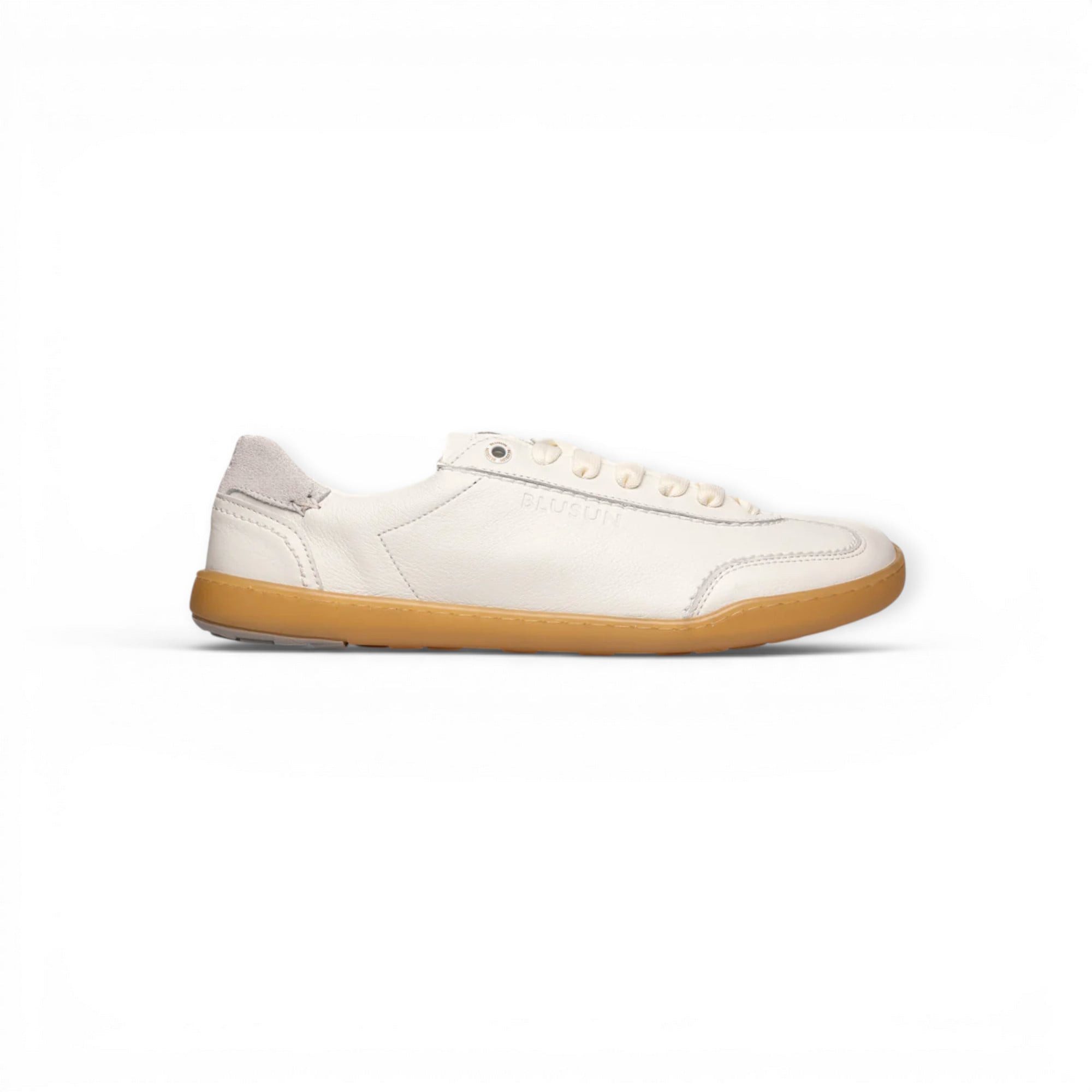 BLUSUN Barfussschuhe BLSN-220M (Glattleder) weiss Herren Sneaker