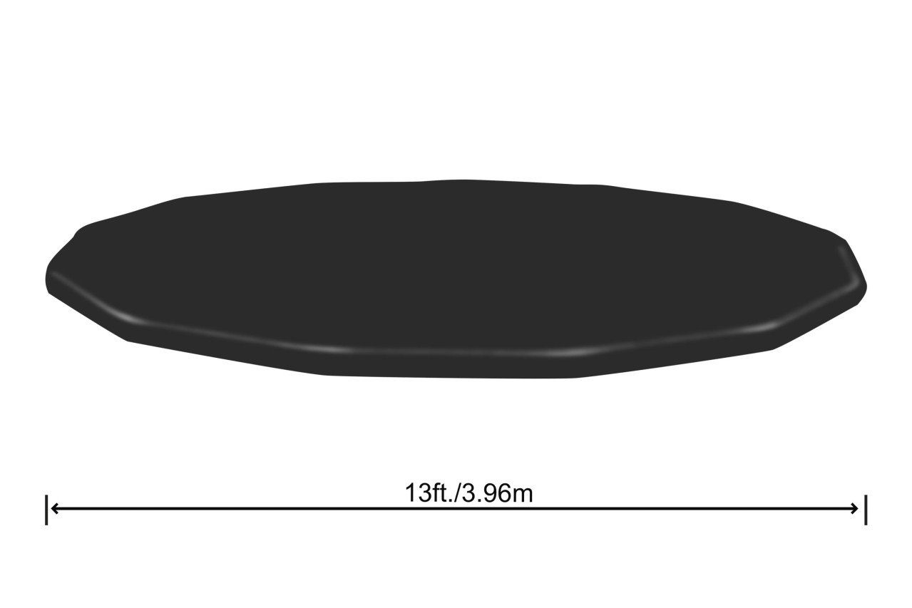 BESTWAY Pool-Abdeckplane Bestway Flowclear Abdeckplane PVC Ø 401 cm