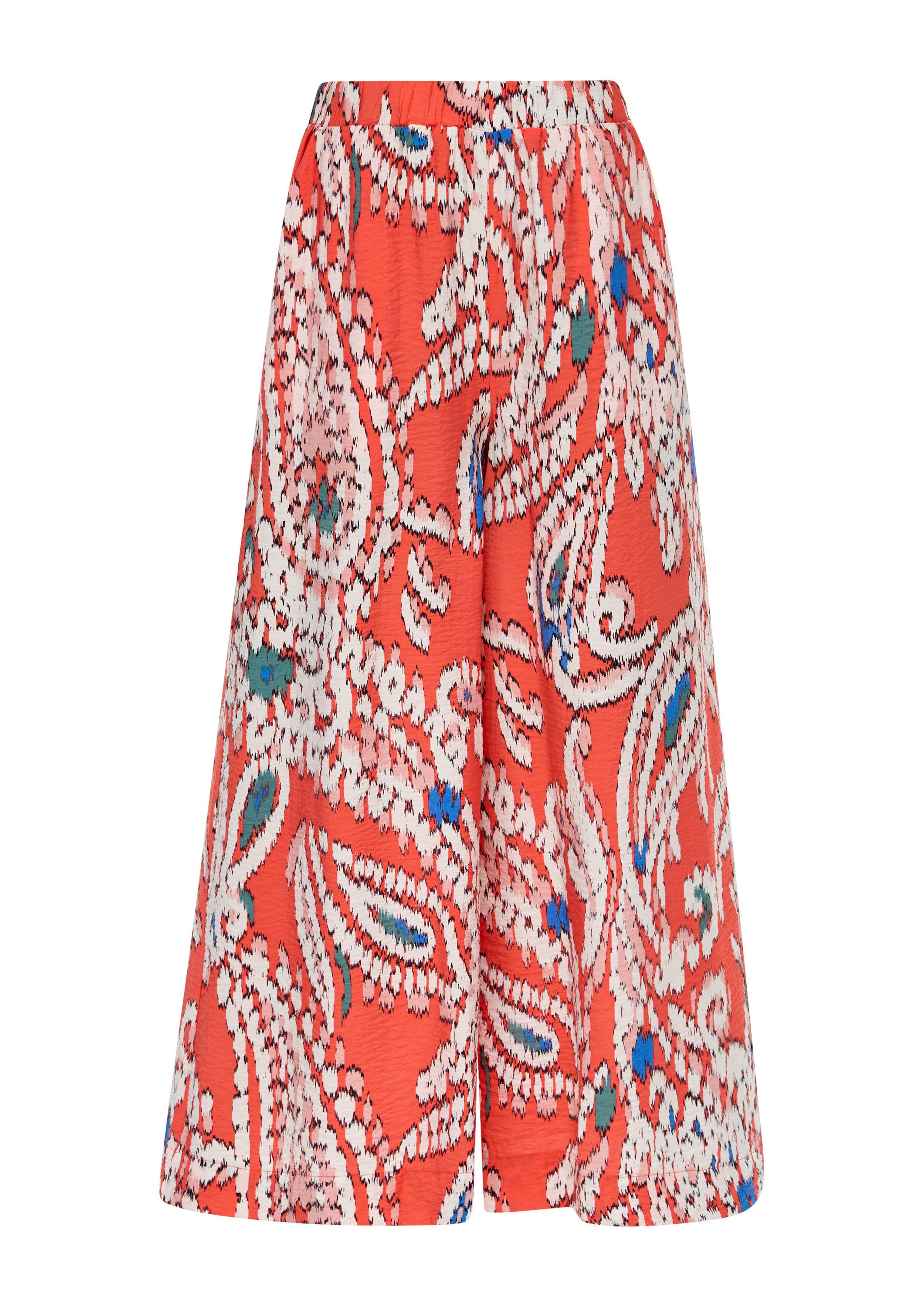 s.Oliver Culotte Hose Stoffhose mit Elastikbund