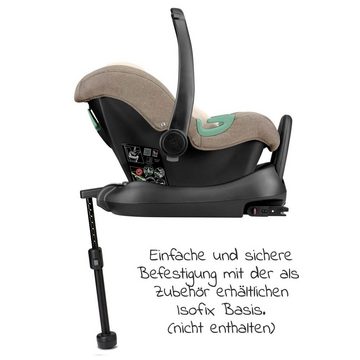 ABC Design Babyschale Tulip - Fashion Edition - Nature, bis: 13 kg, (3-tlg), Gruppe 0+ Baby Autositz - ab Geburt bis 13 kg