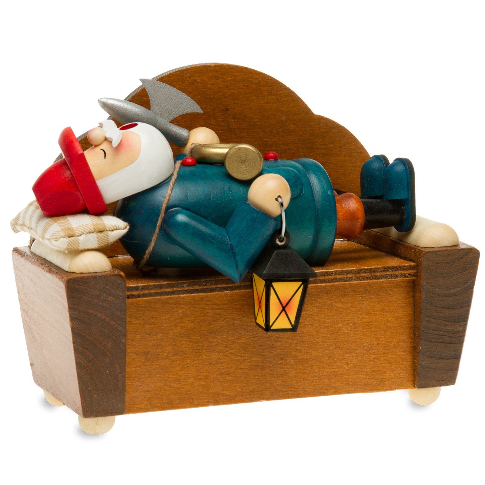 SIKORA Weihnachtsfigur RM-A-SOFA schlafendes Holz Räuchermännchen günstig online kaufen