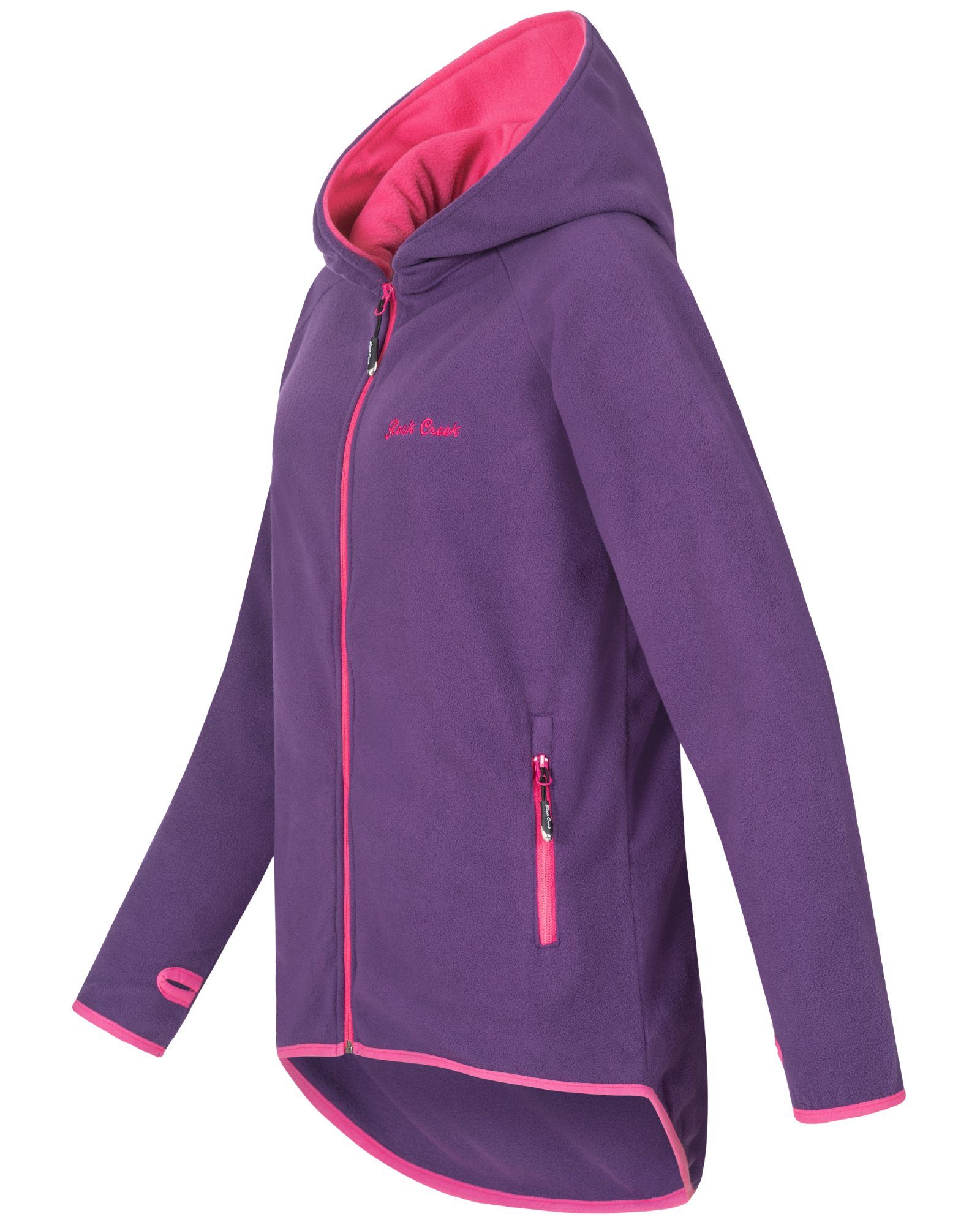 Rock Creek Fleecejacke Damen Fleecejacke Lang günstig online kaufen