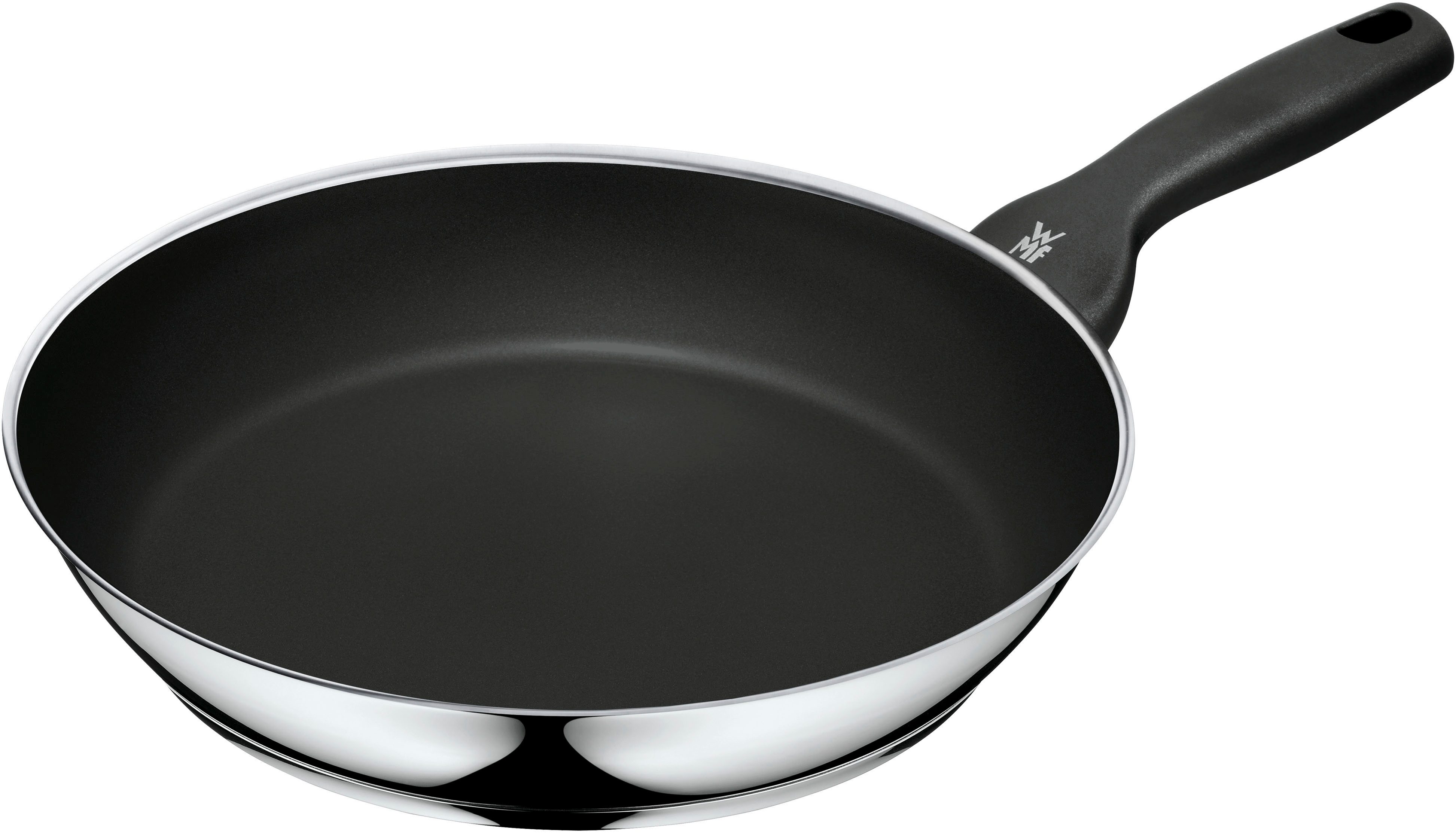 WMF Bratpfanne CeraDur Profi, Cromargan® Edelstahl Rostfrei 18/10 (1-tlg), keramische Antihaftversiegelung, robuster mineralischer Aufbau