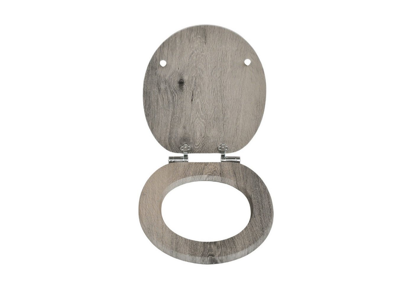 Thumbnail - SINOBATH WC-Sitz Toilettensitz mit MDF-Holzkern & Absenkautomatik (mit Ergonomischem O-Ring, Modern-Premium-Design,Einfa...