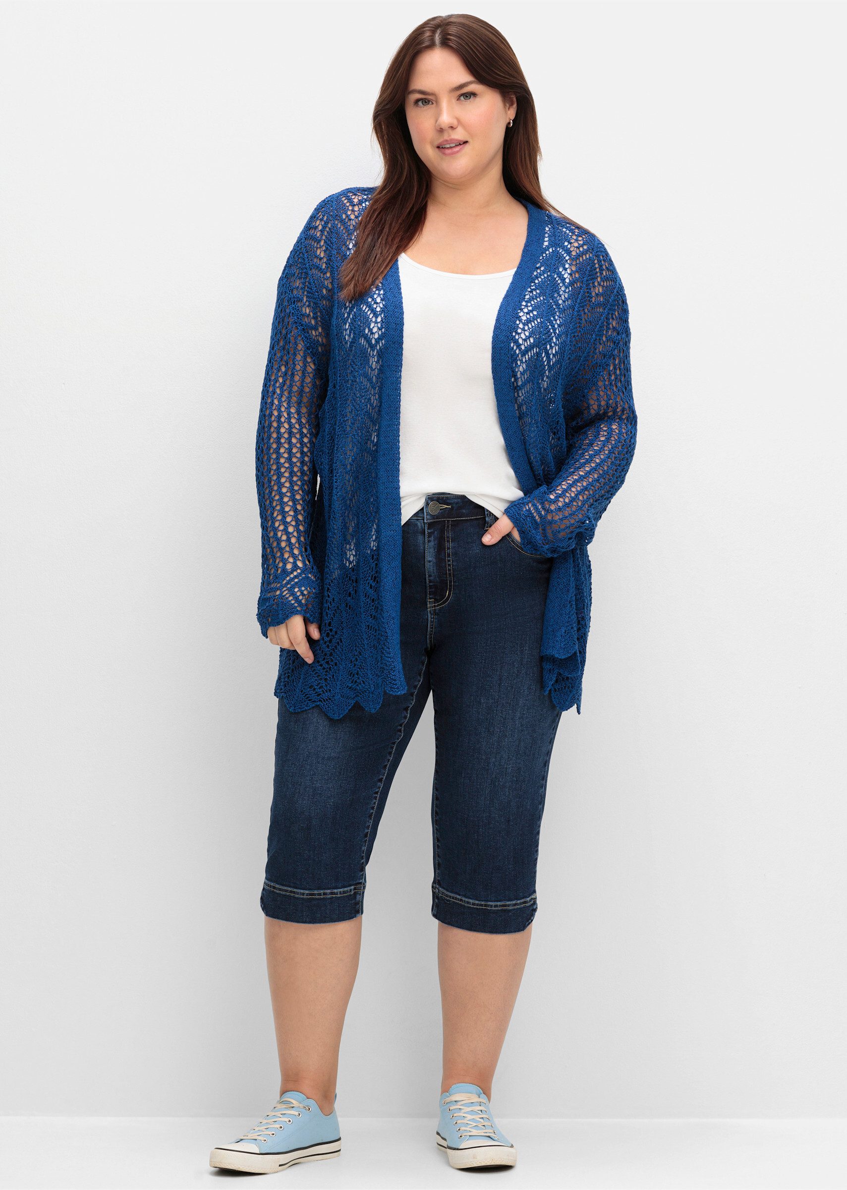 Sheego Jeansshorts Caprijeans günstig online kaufen