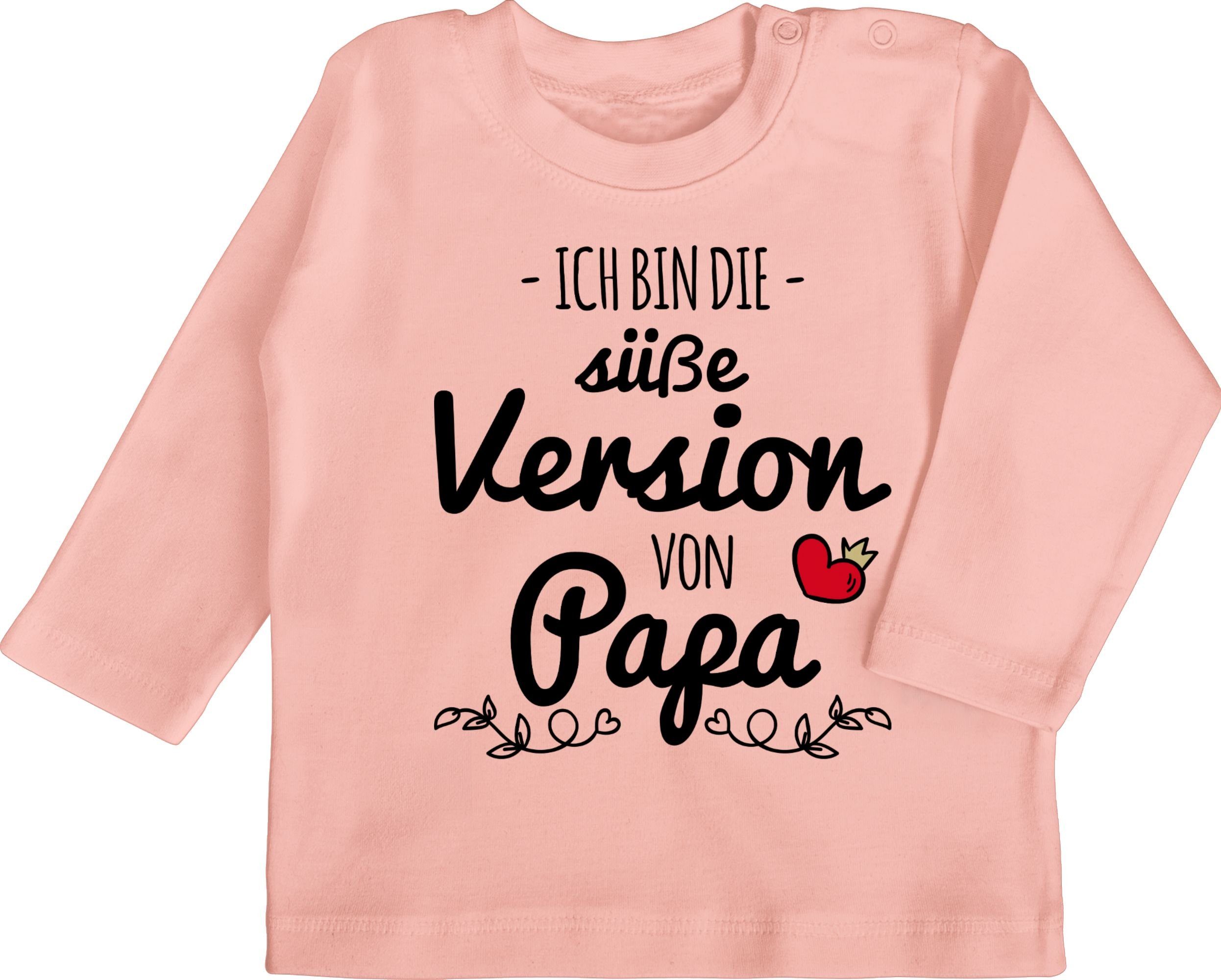 von 1 Babyrosa T-Shirt Shirtracer Süße Papa Baby Geschenk Version Vatertag
