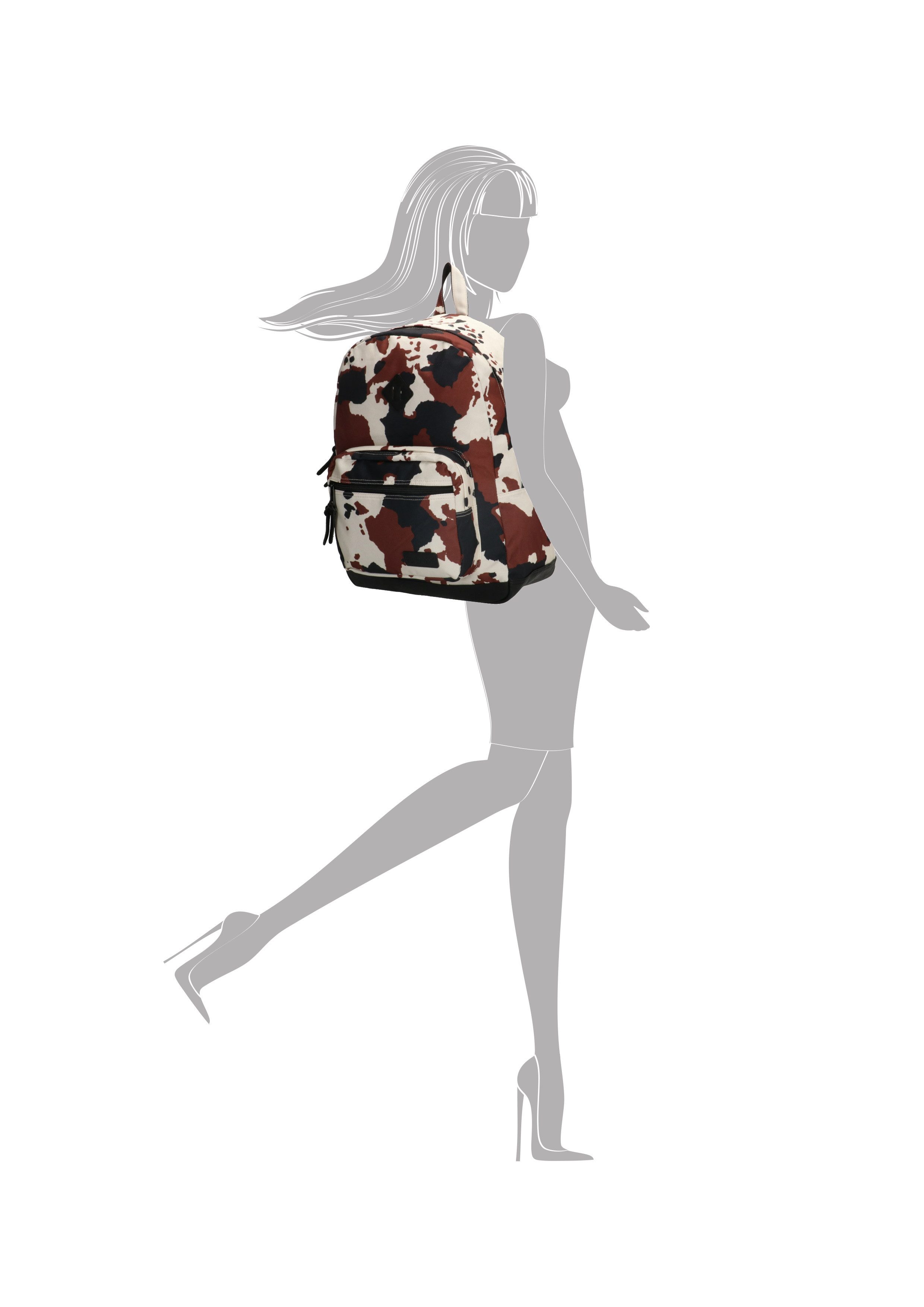 Enrico Benetti Schulrucksack Rucksack bunt gemustert