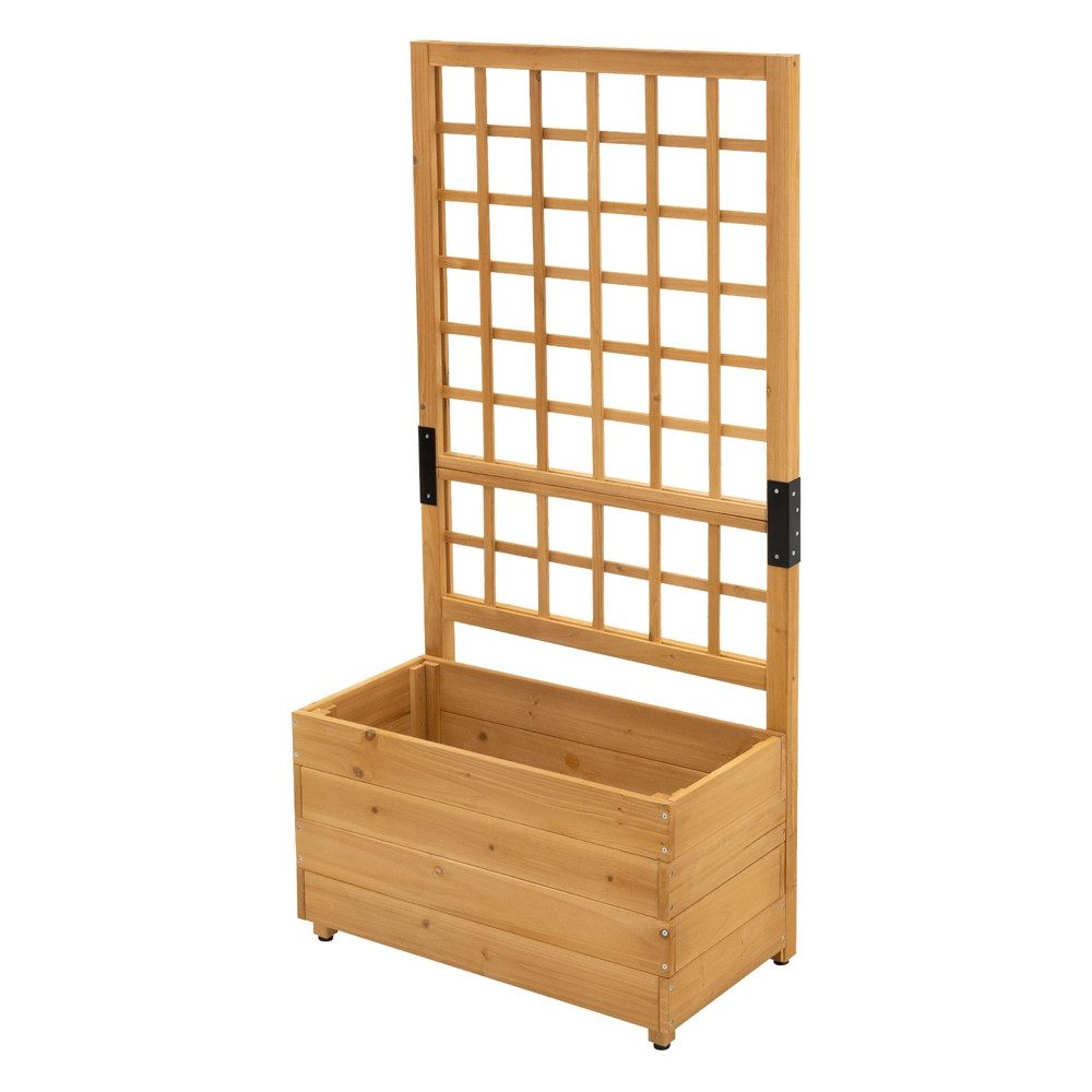 ML-DESIGN Spalier Blumenkasten mit Rankgitter Pflanzkübel günstig online kaufen