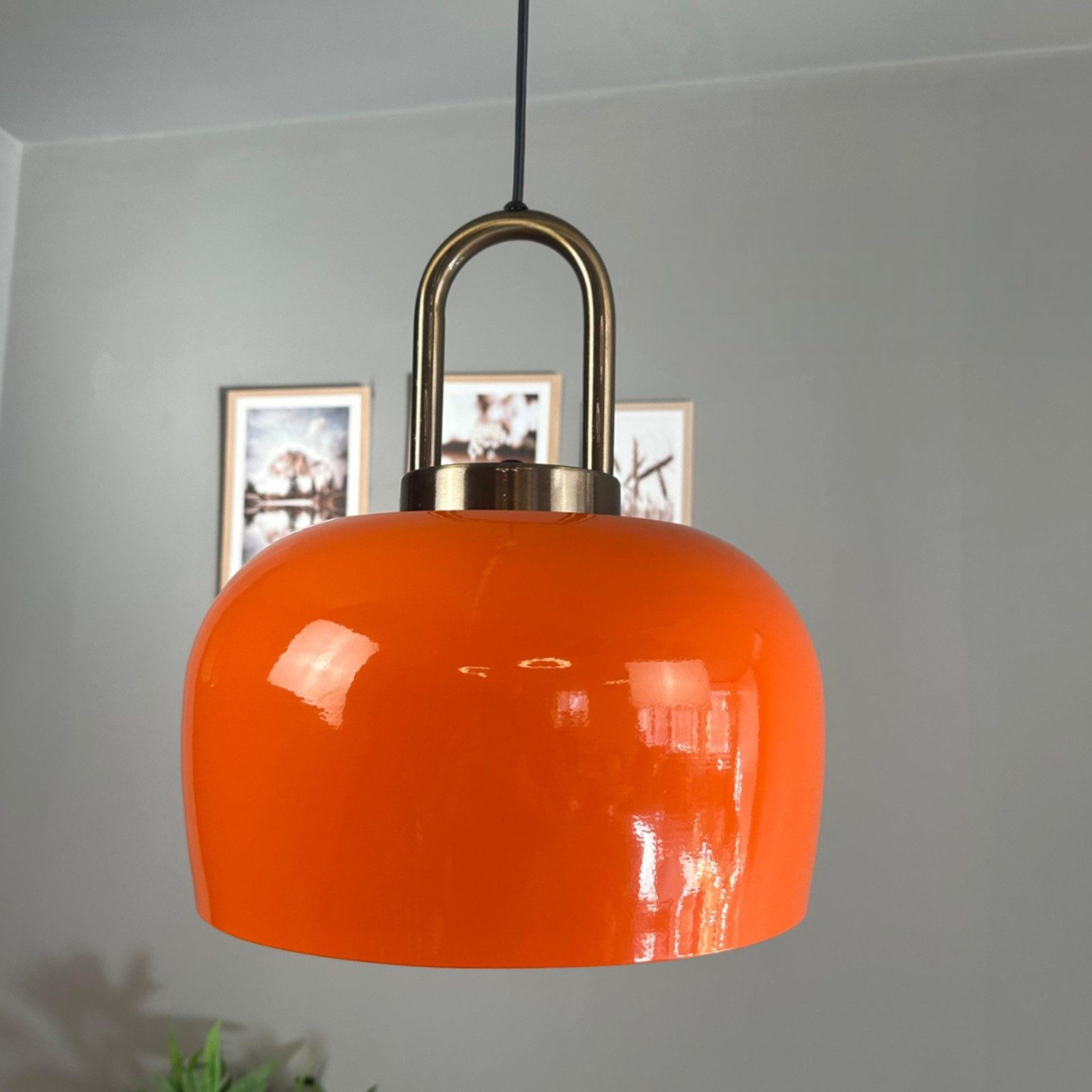 Bamyum Pendelleuchte Bamyum Pendelleuchte Vintage I Kreis I Metall Ø30 cm Lampe, ohne Leuchtmittel
