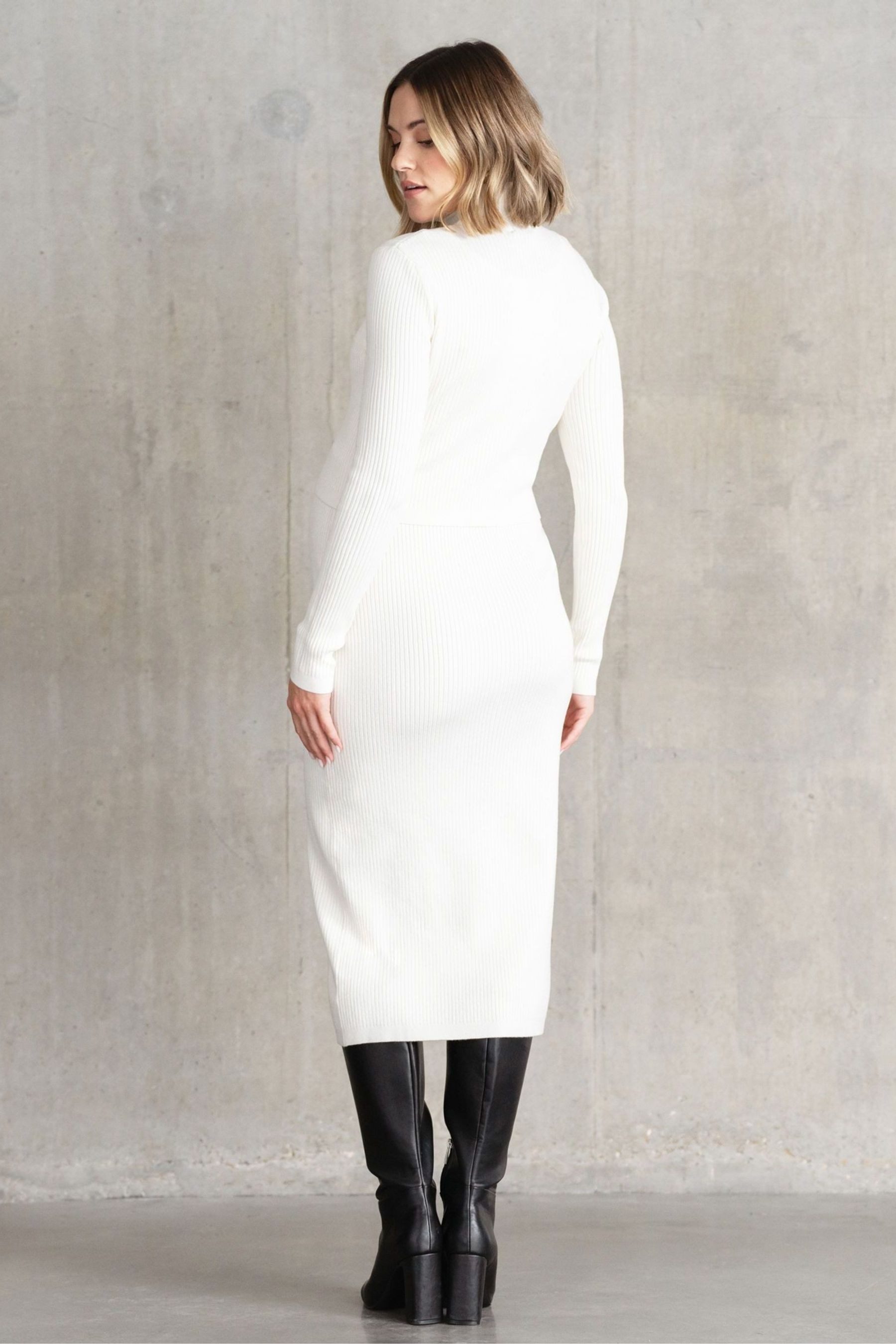 Seraphine Jerseykleid Seraphine Premium Strickkleid Umstands-/Stillmode (1-tlg)