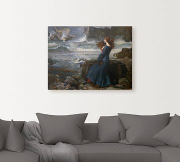 Artland Leinwandbild Der Sturm I, Frau (1 St), auf Keilrahmen gespannt