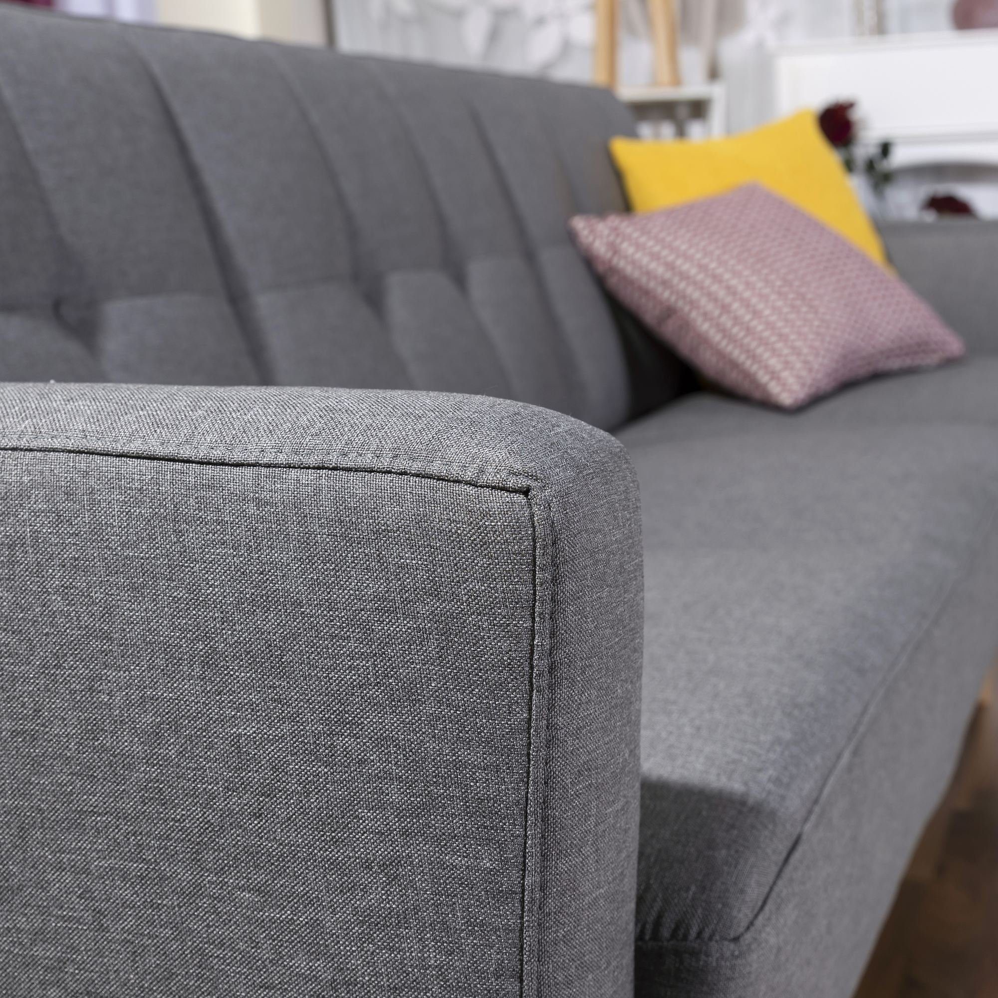 Bettfunktion 1 hochwertig Bezug Sitz 58 Karalee inkl. Versand 3-Sitzer Teile, Sofa verarbeitet,bequemer Sparpreis mit aufm Kostenlosem Flach, Kessel Sofa