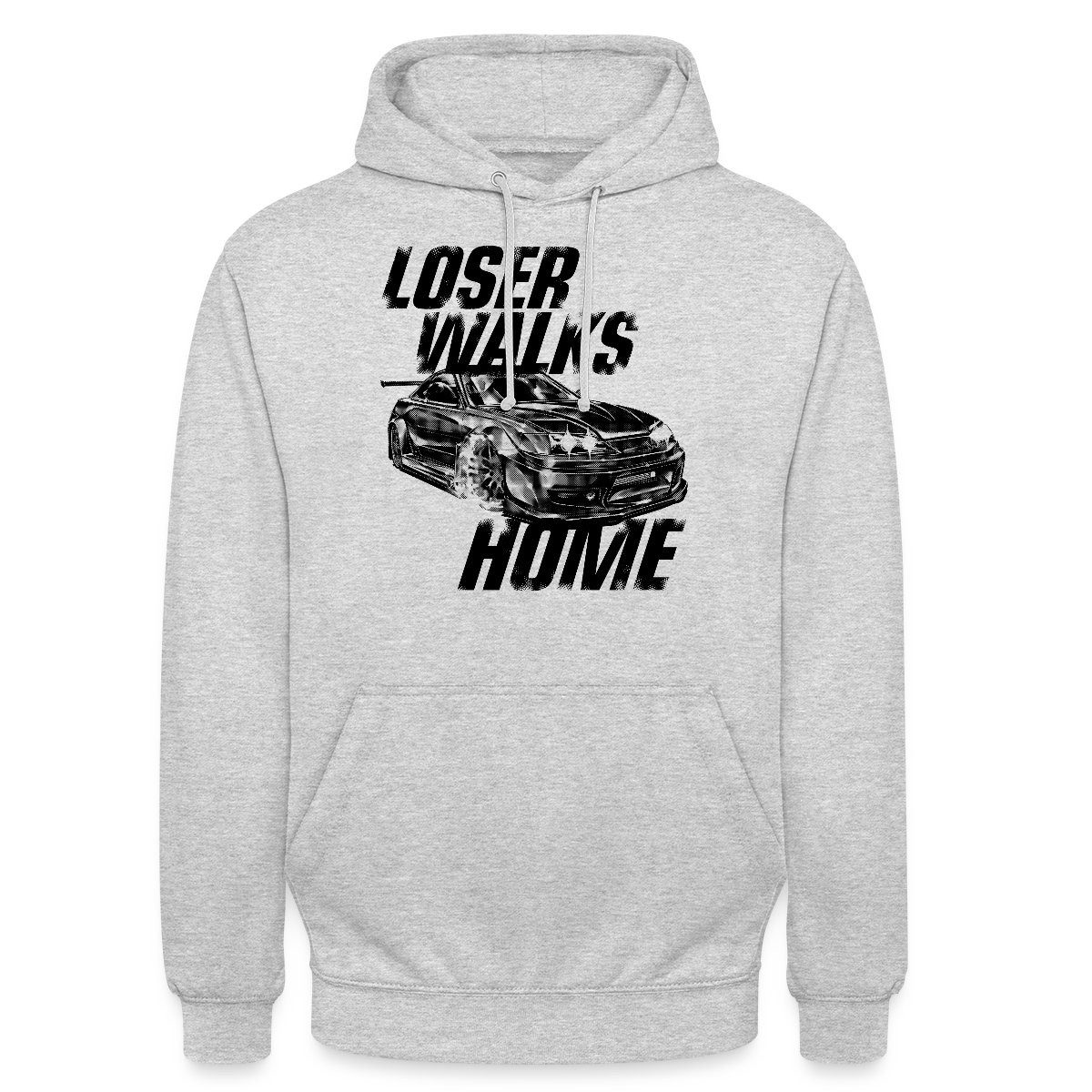 Spreadshirt Hoodie Fast and Furious Sportwagen Loser Walks Home Unisex Hoodie (1-tlg)