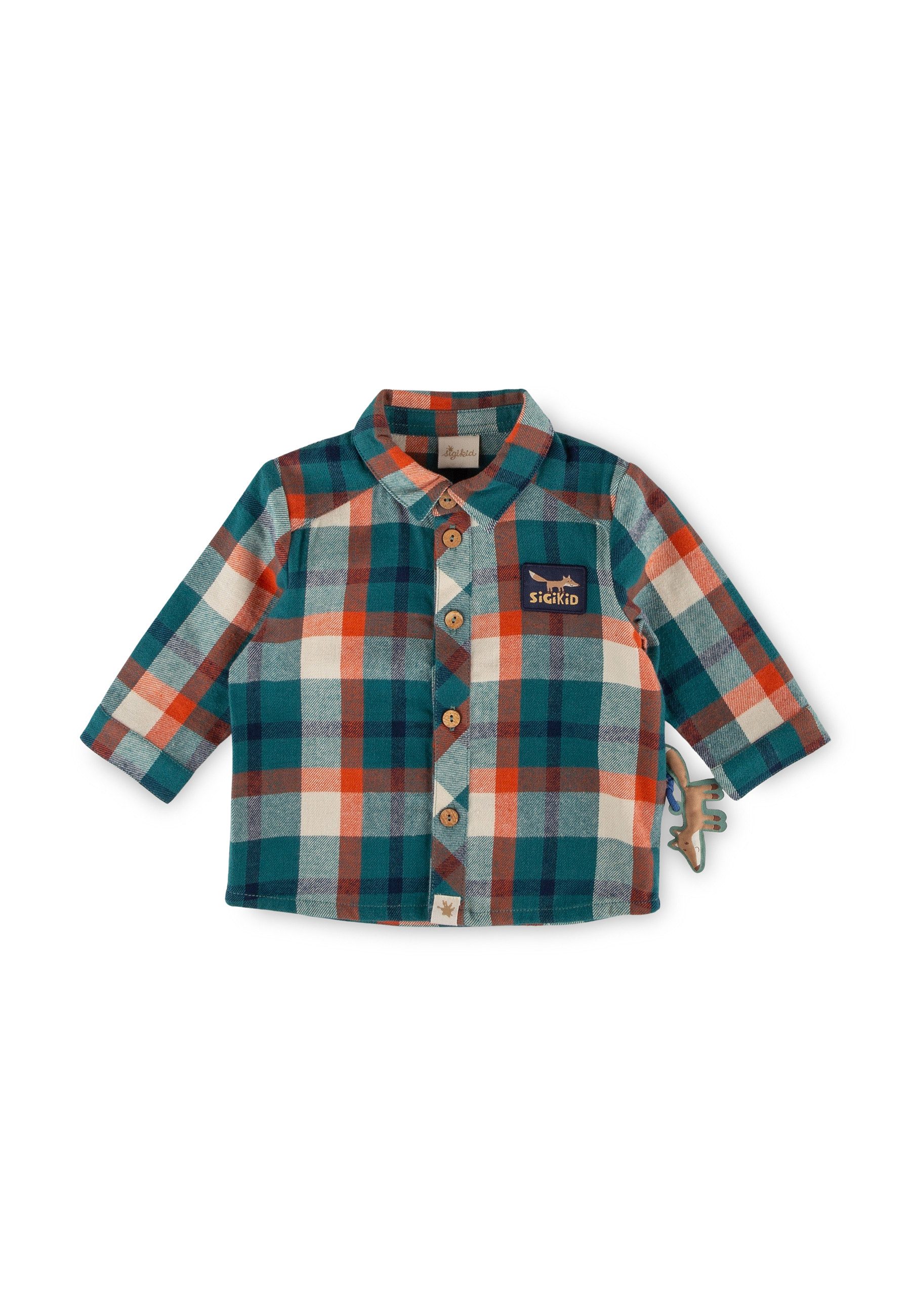 Sigikid Langarmhemd Flanellhemd Wild Fox für Babys Jungen (1-tlg)