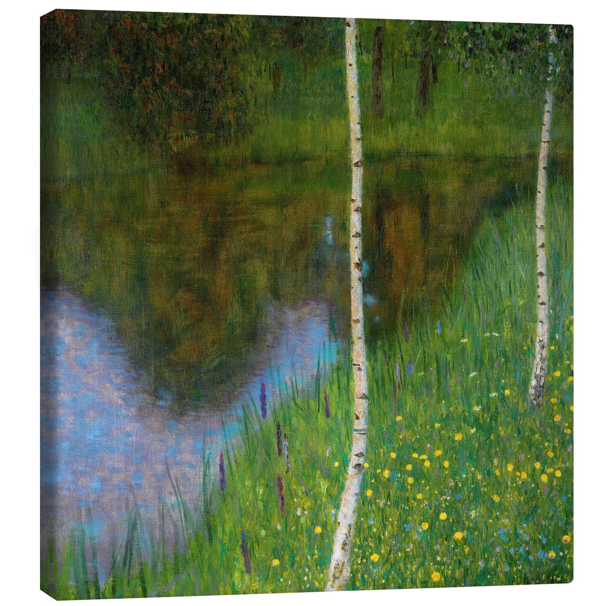 Posterlounge Wandbild Birken, Gustav Klimt, erhältlich als Poster, Leinwandbild, Wandsticker oder Acrylglasbild
