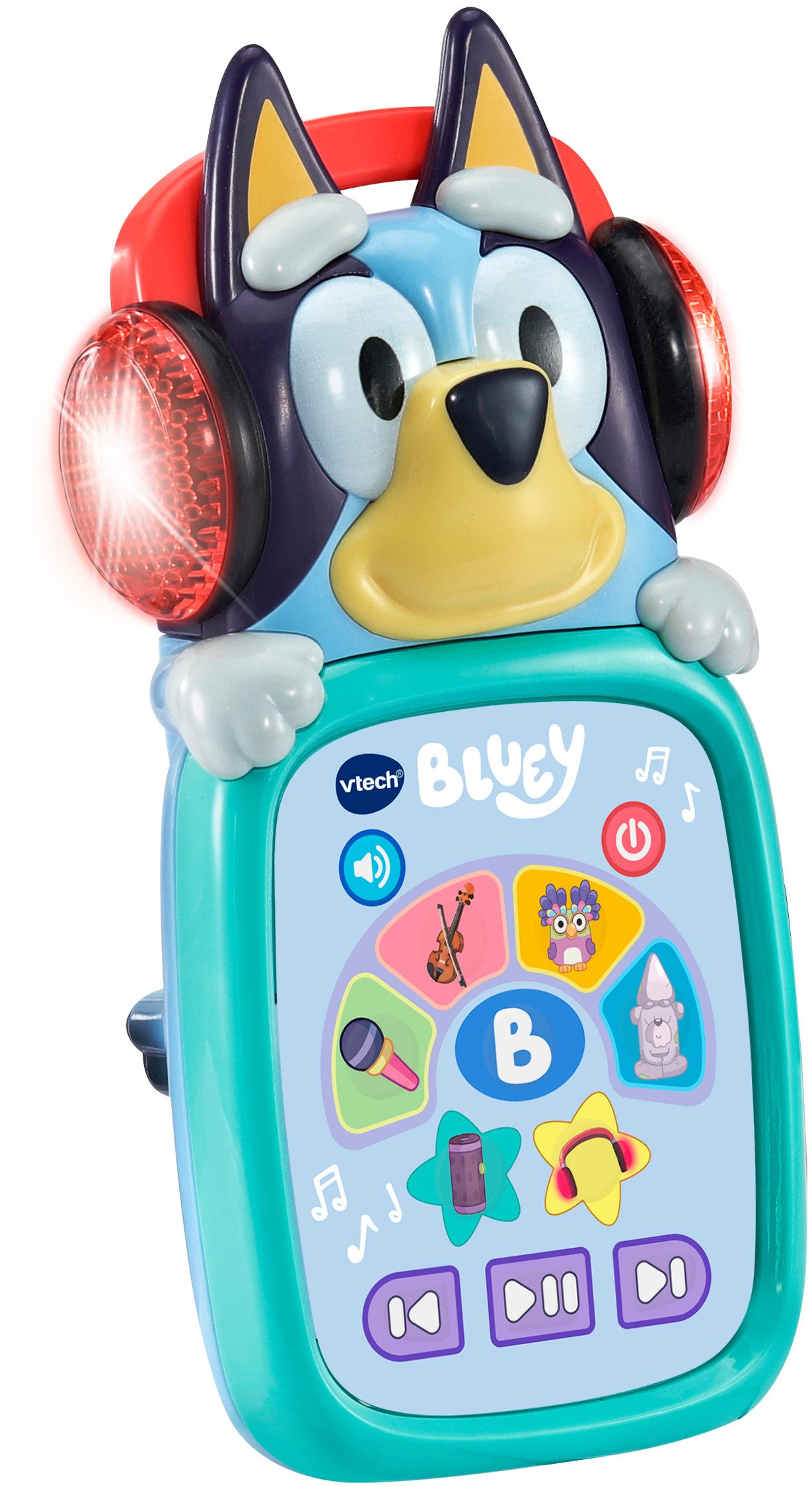 Vtech® Lernspielzeug Bluey, Leuchtender Musikplayer, mit Licht und Sound