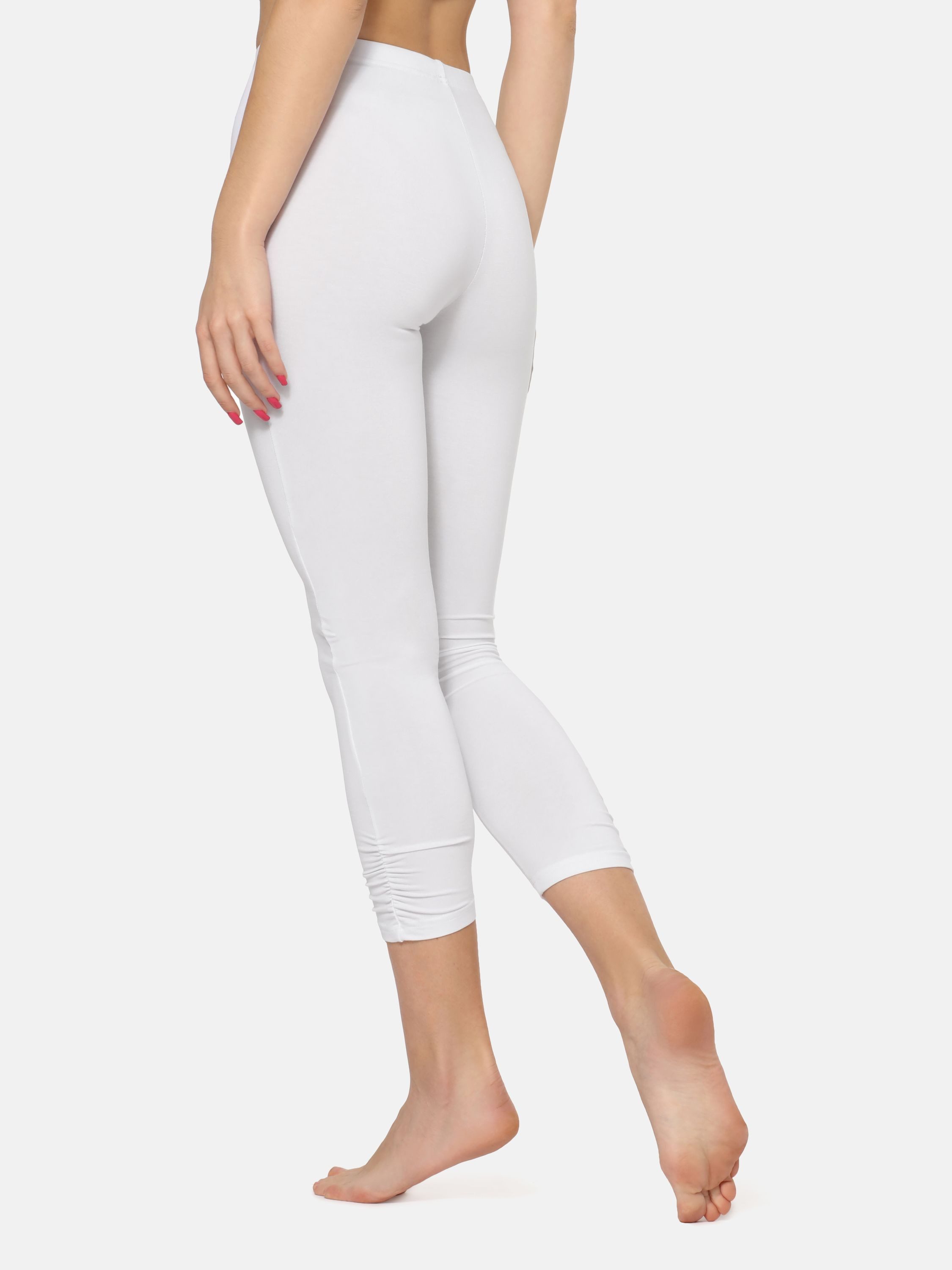 Merry Style Leggings Damen 7/8 Hosen mit Falten MS10-424 (1-tlg) elastische günstig online kaufen