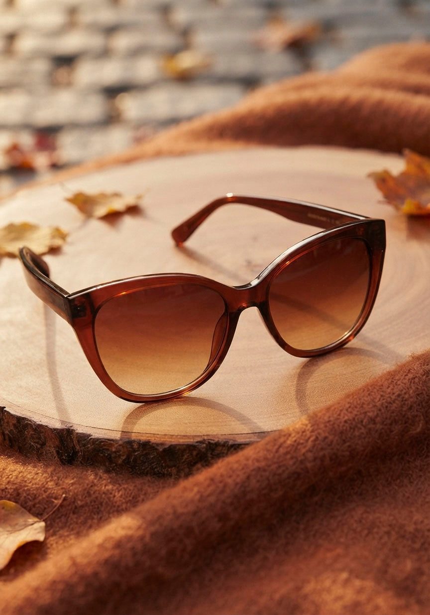 Laura Scott Sonnenbrille braune Verlaufsgläser, Filterkategorie 3, 100% UVA & UVB-Schutz – Bild 2 von 5