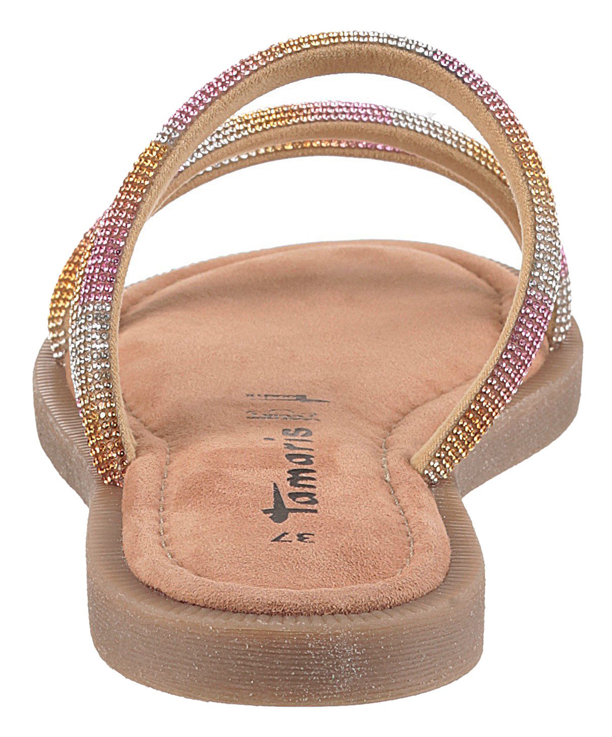 Tamaris Pantolette, Blockabsatz, Sommerschuh, mit funkelnden günstig online kaufen