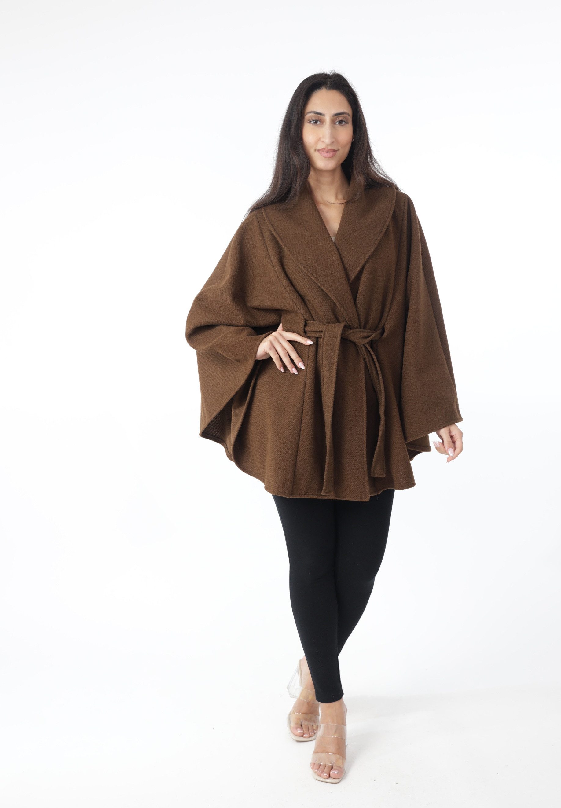 Elara Poncho Jacke