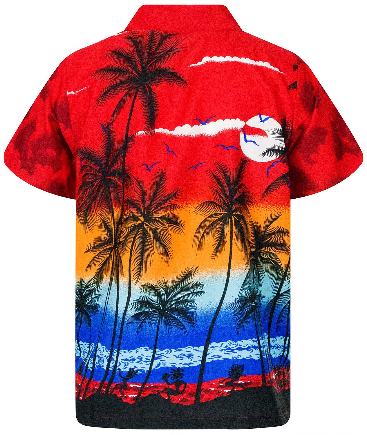 King Kameha Hawaiihemd Beach Funky Hawaii-Hemd Herren Kurzarm Front-Tasche günstig online kaufen