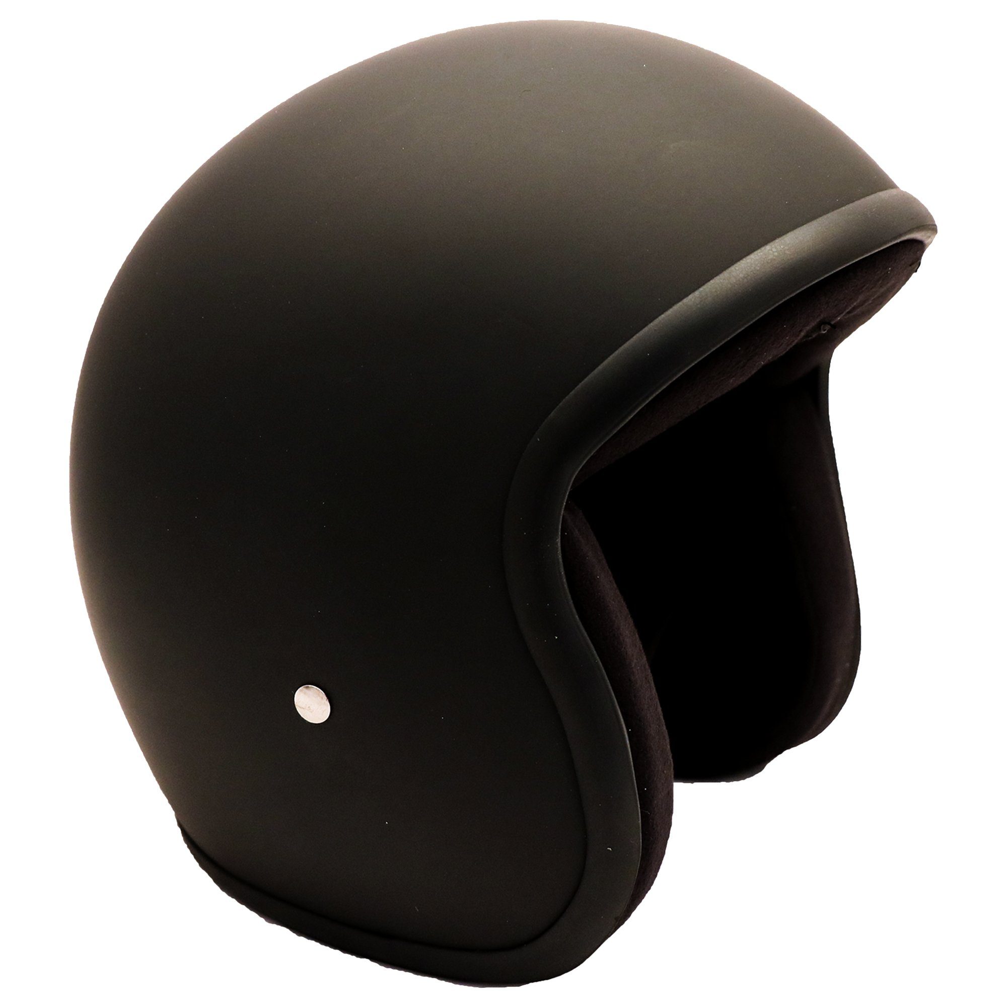 PiWear Motorradhelm PiWear Jet Evo schwarz matt