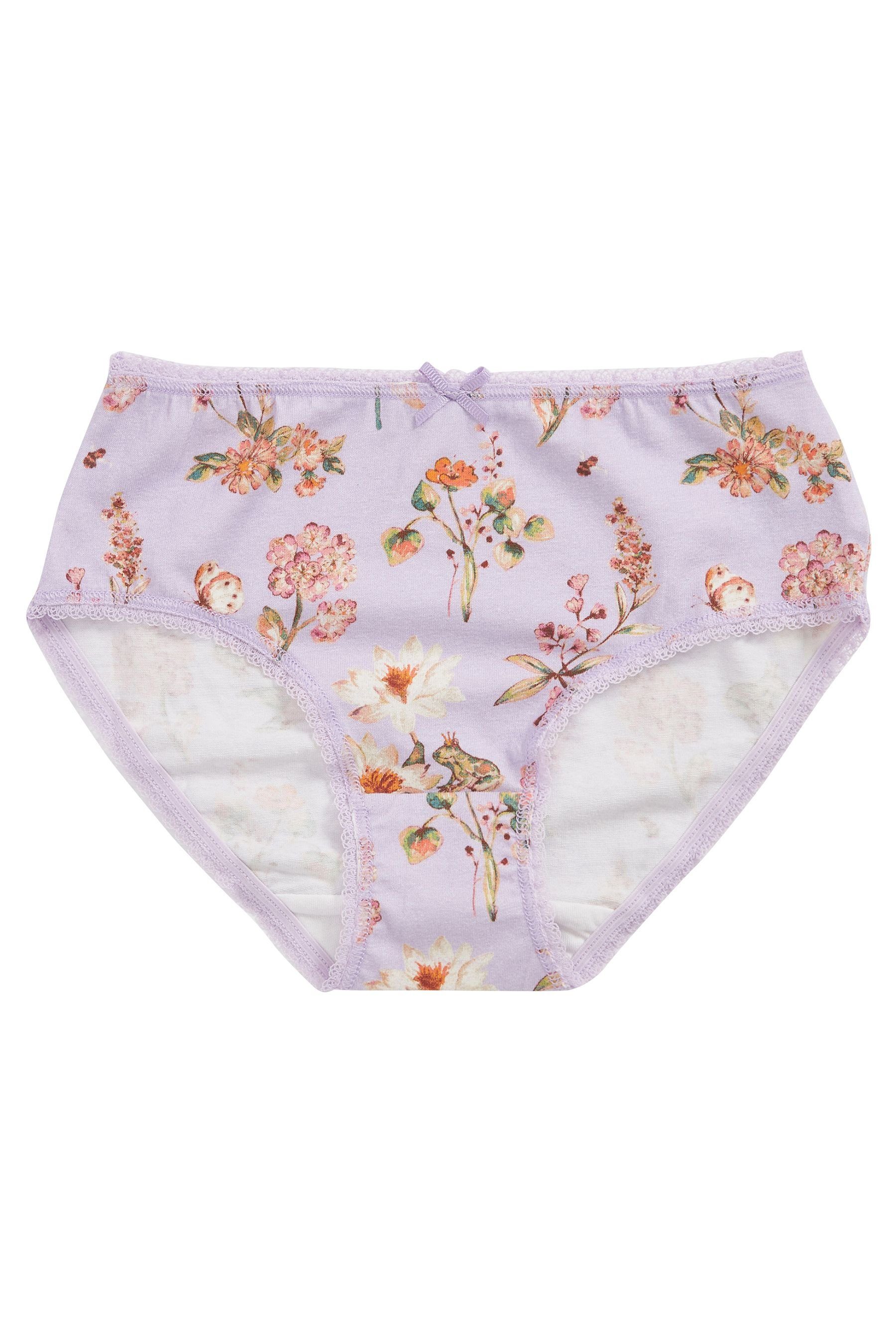 im Next Pink/Purple (5-St) Slip Floral 5er-Pack Unterhosen Fairy