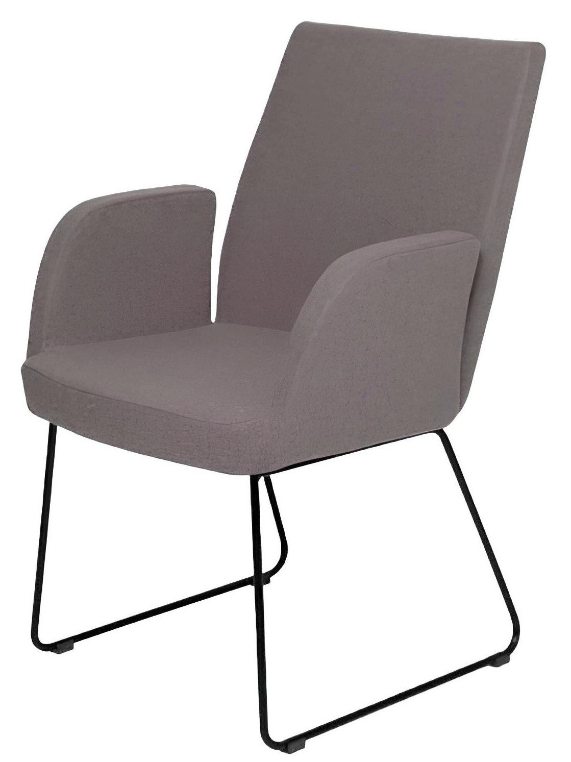 Xlmoebel Armlehnstuhl Designer-Bürostuhl aus Textil mit Metallgestell in modernem Design (1 St), Hergestellt in Europa