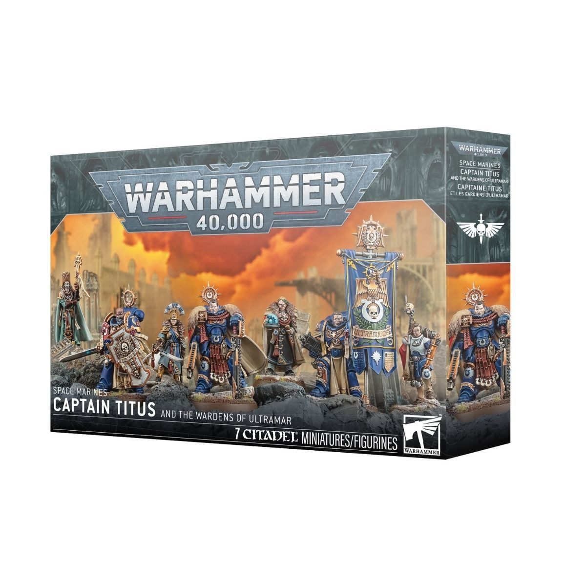 Games Workshop Spielfigur Warhammer 40.000 Space Marines Captain Titus and the Wardens of Ultram