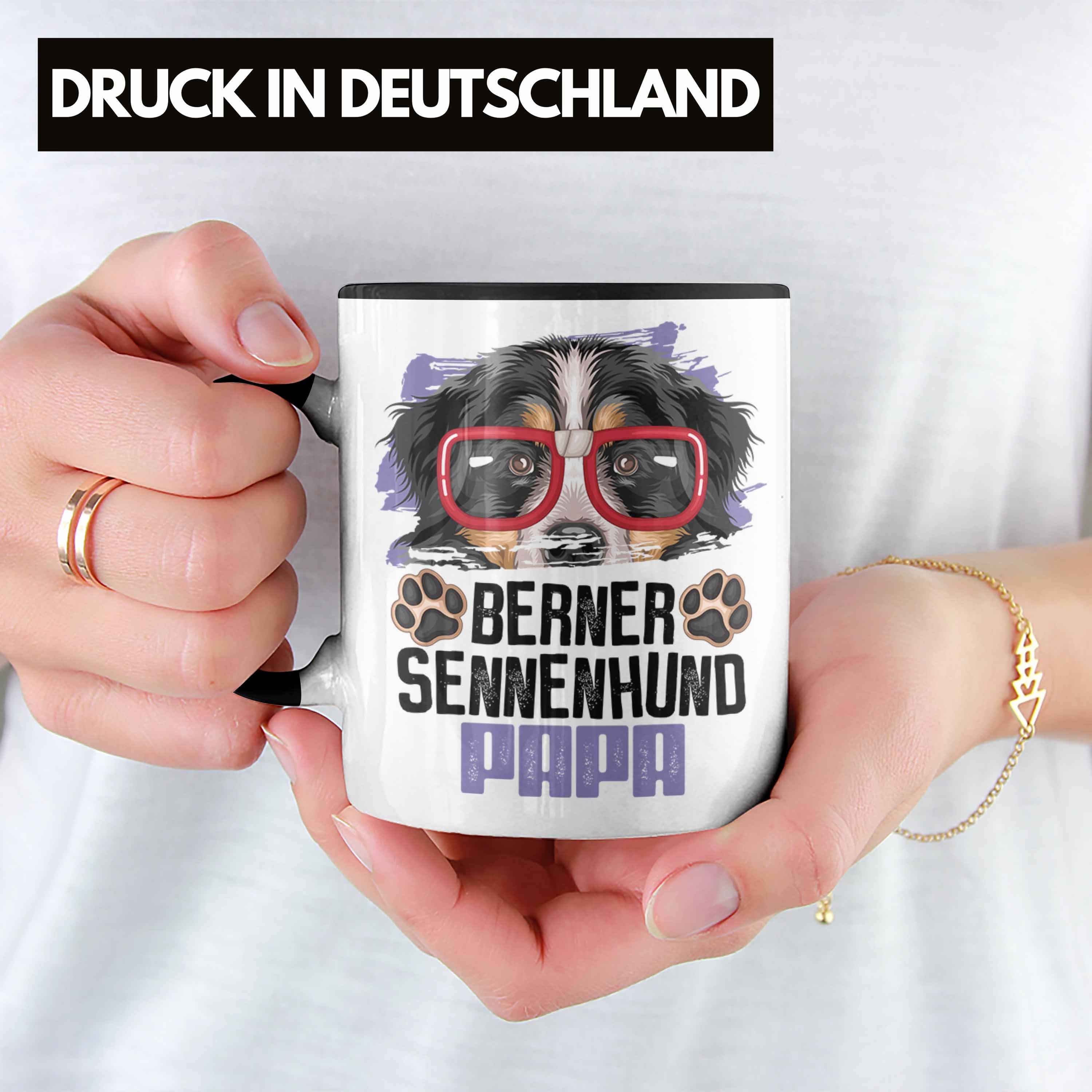 Besitzer Geschenkide Berner Tasse Lustiger Sennen Tasse Trendation Papa Spruch Schwarz Geschenk