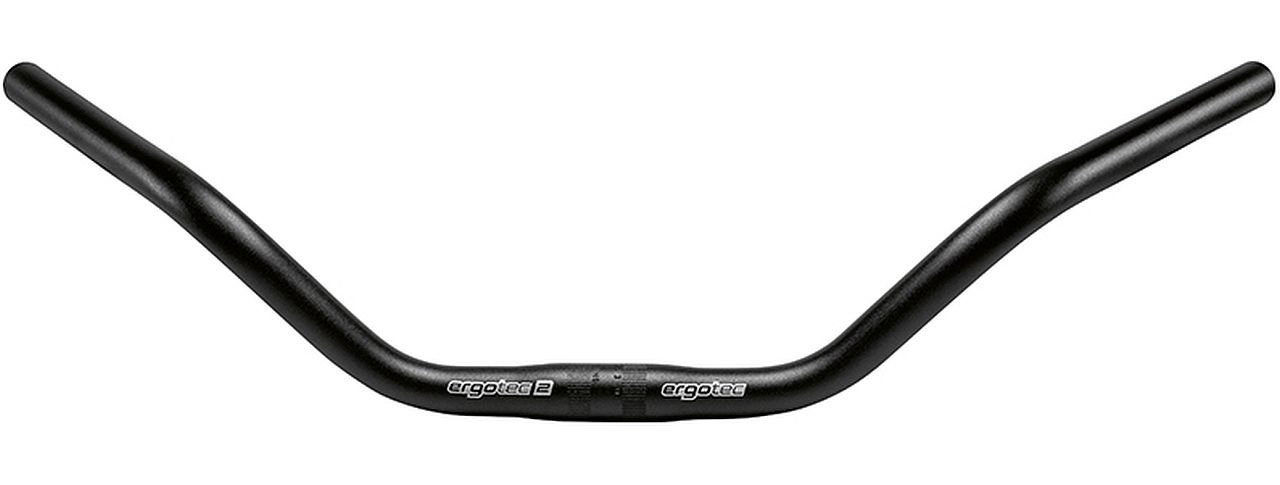 Ergotec Fahrradlenker Cruiser Lenker schwarz, Bügel Level Alu 3 Humpert