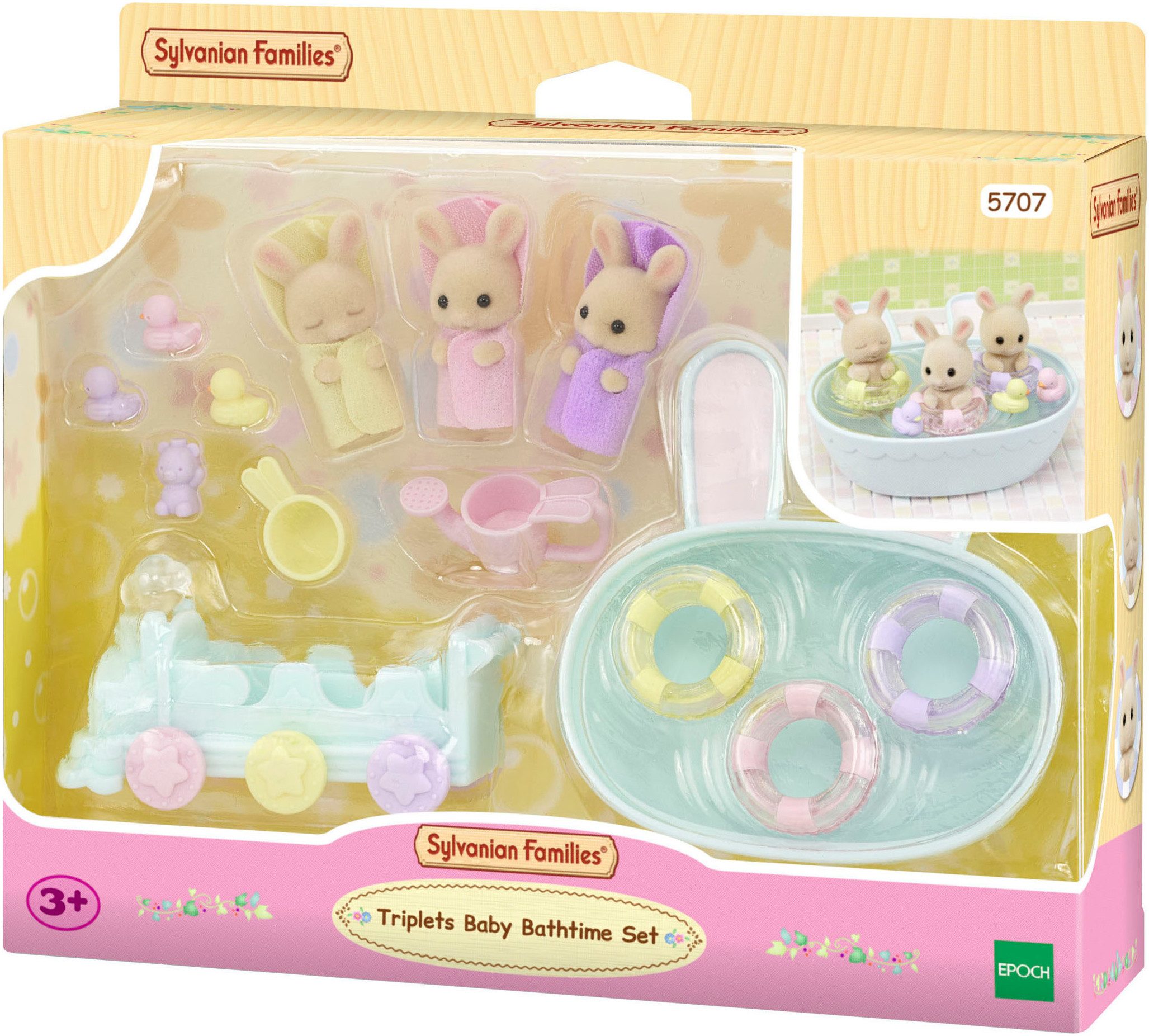 Sylvanian Families Spielwelt Milchhasen Bade Spielset (5707) günstig online kaufen