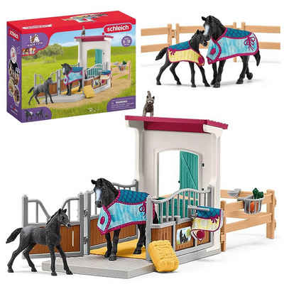 Sarcia.eu Spielfigur Schleich Horse Club - Pferdestall mit Stute, Fohlen, Figuren, ab 5+