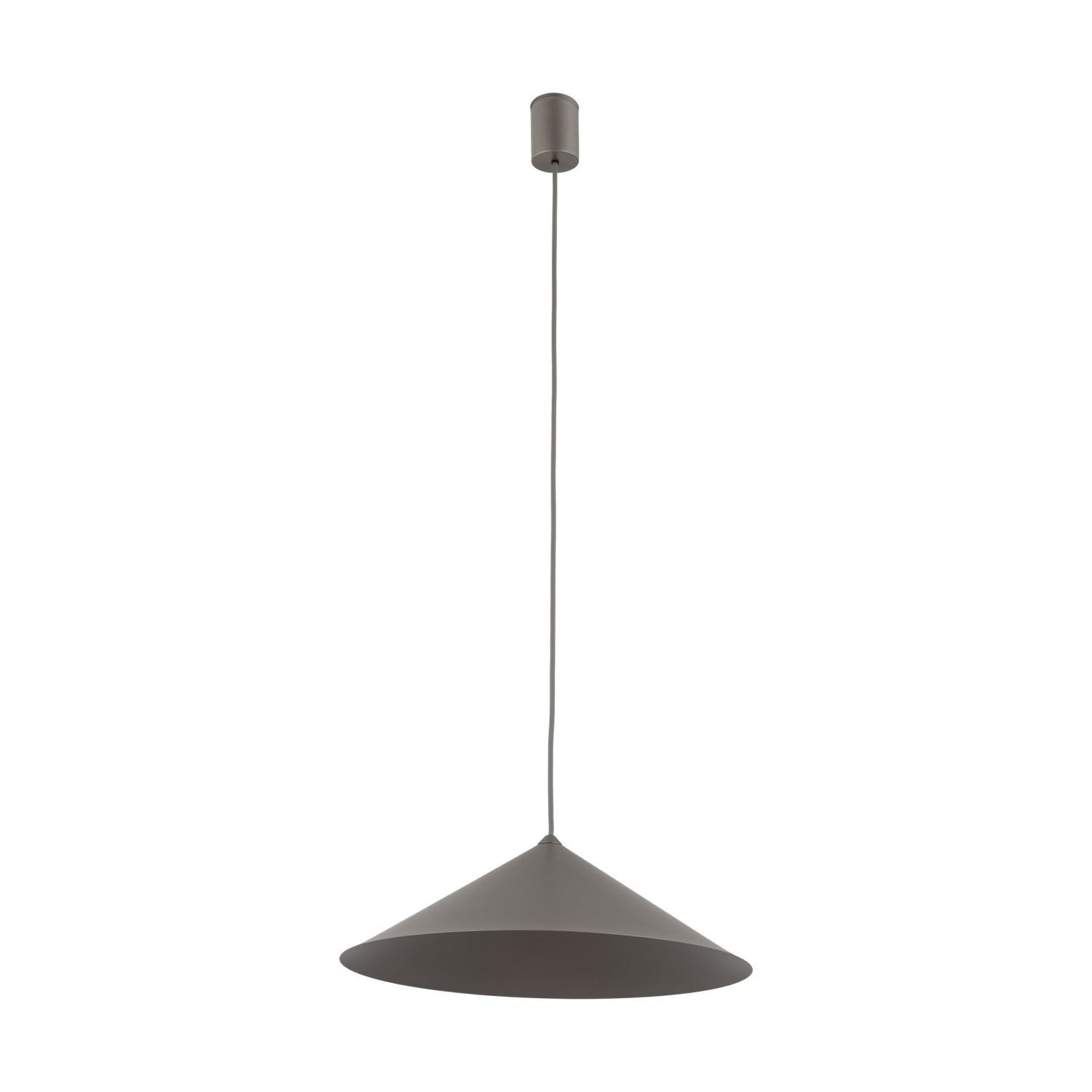 Licht-Erlebnisse Pendelleuchte ALNO, ohne Leuchtmittel, Metall H: max. 145 cm rund Ø 40 cm Braun GX53 Modern